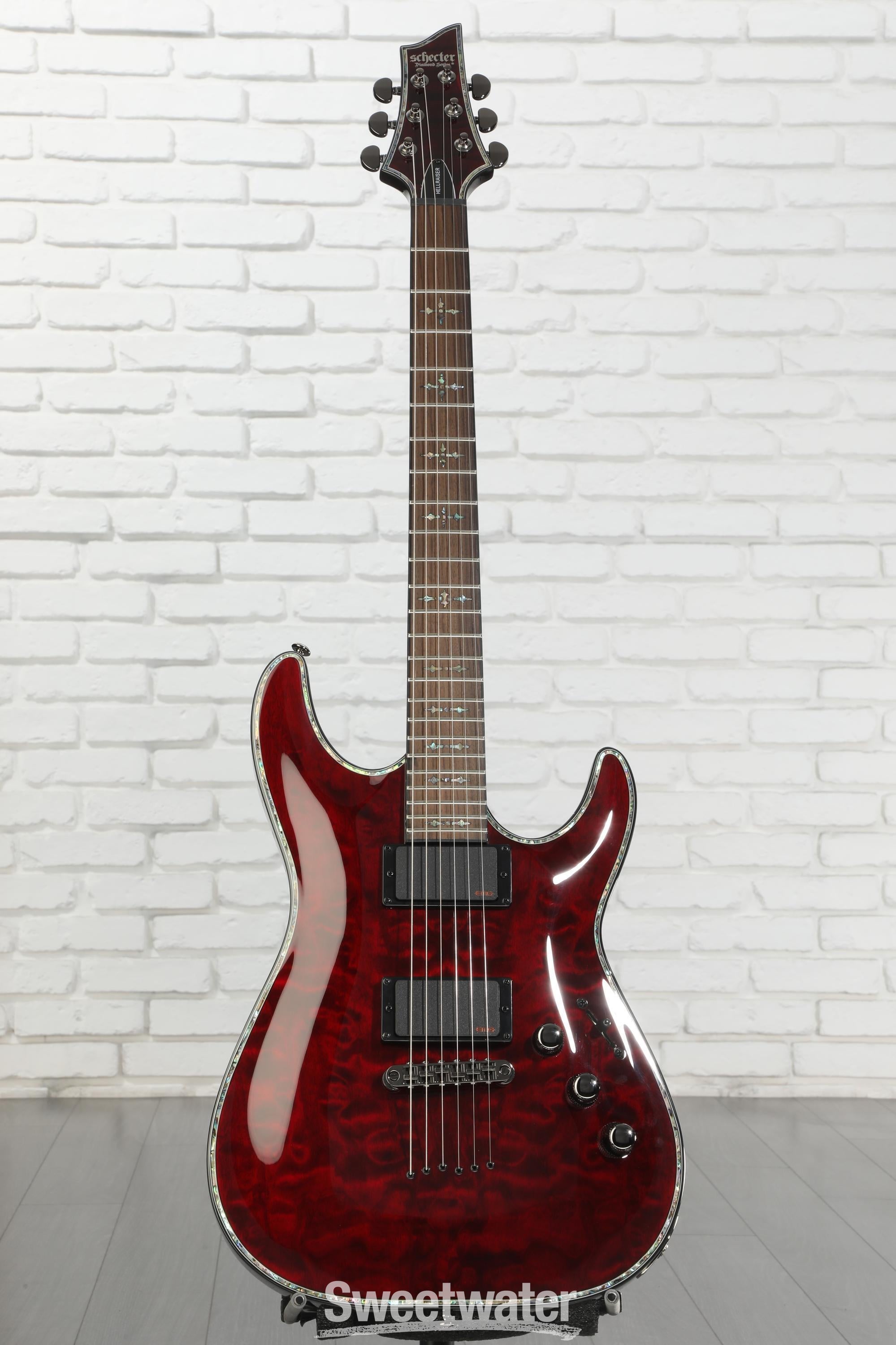 Schecter Hellraiser C-1 Electric Guitar - Black Cherry | Sweetwater