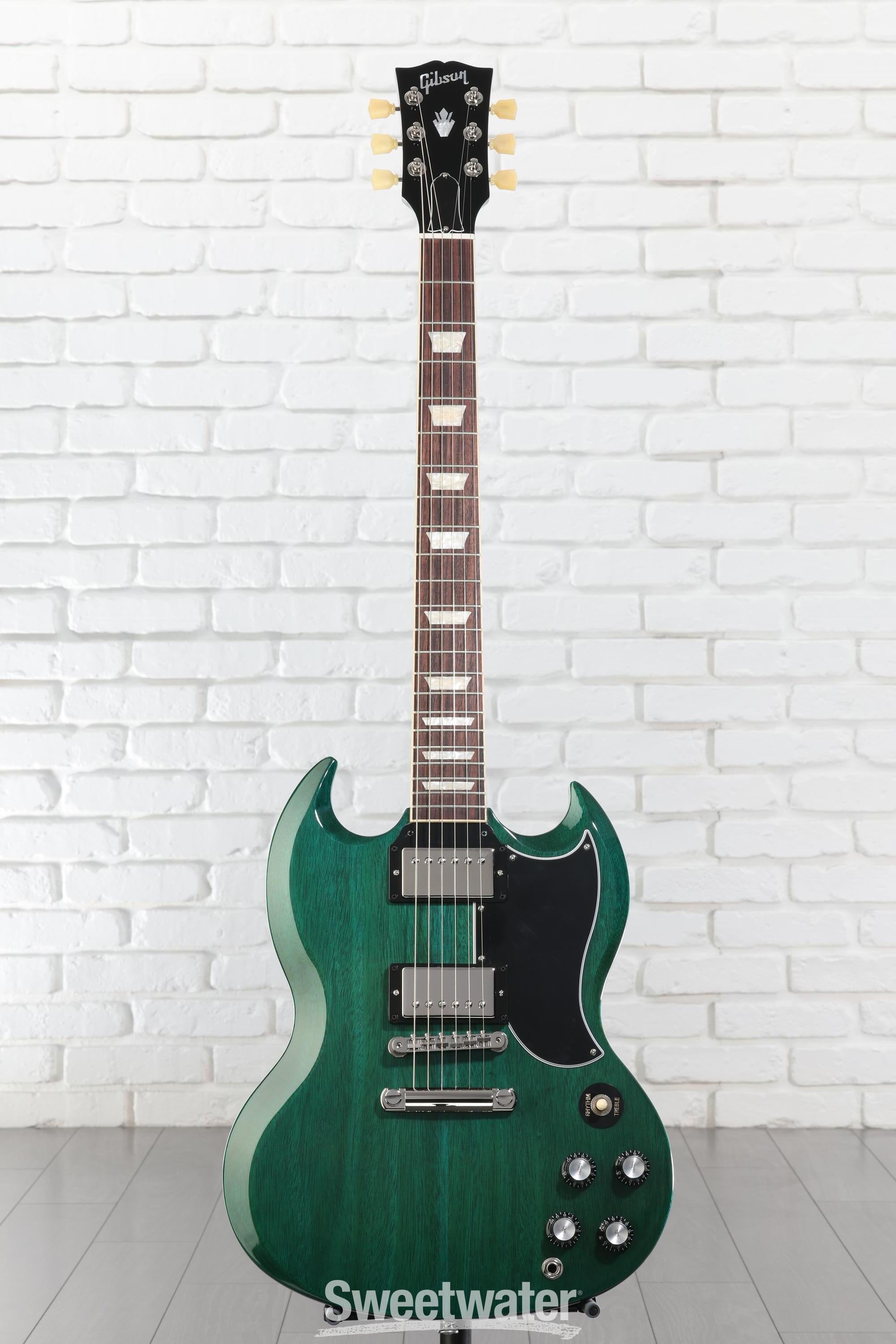 Gibson SG Standard '61 Electric Guitar - Translucent Teal | Sweetwater