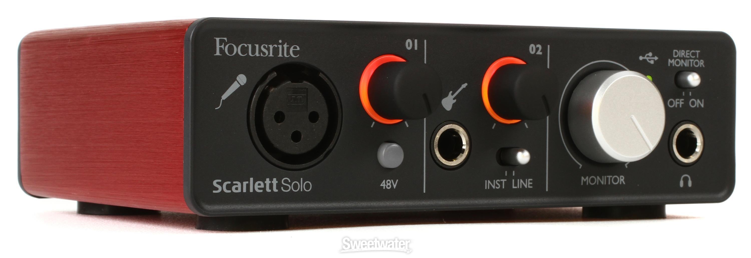 Focusrite Scarlett Solo | Sweetwater