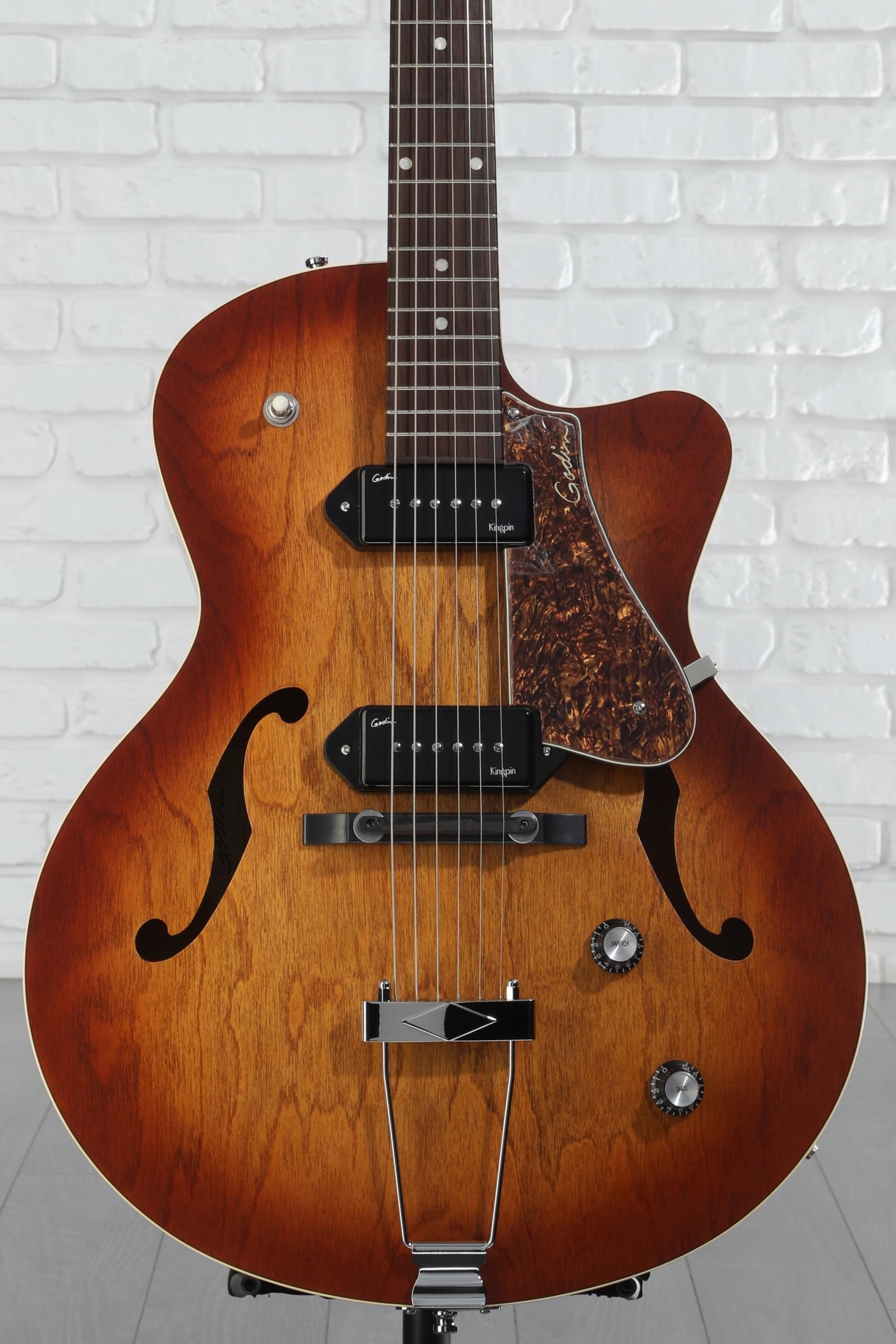 Godin 5th Avenue CW Kingpin II P90 Hollowbody Electric