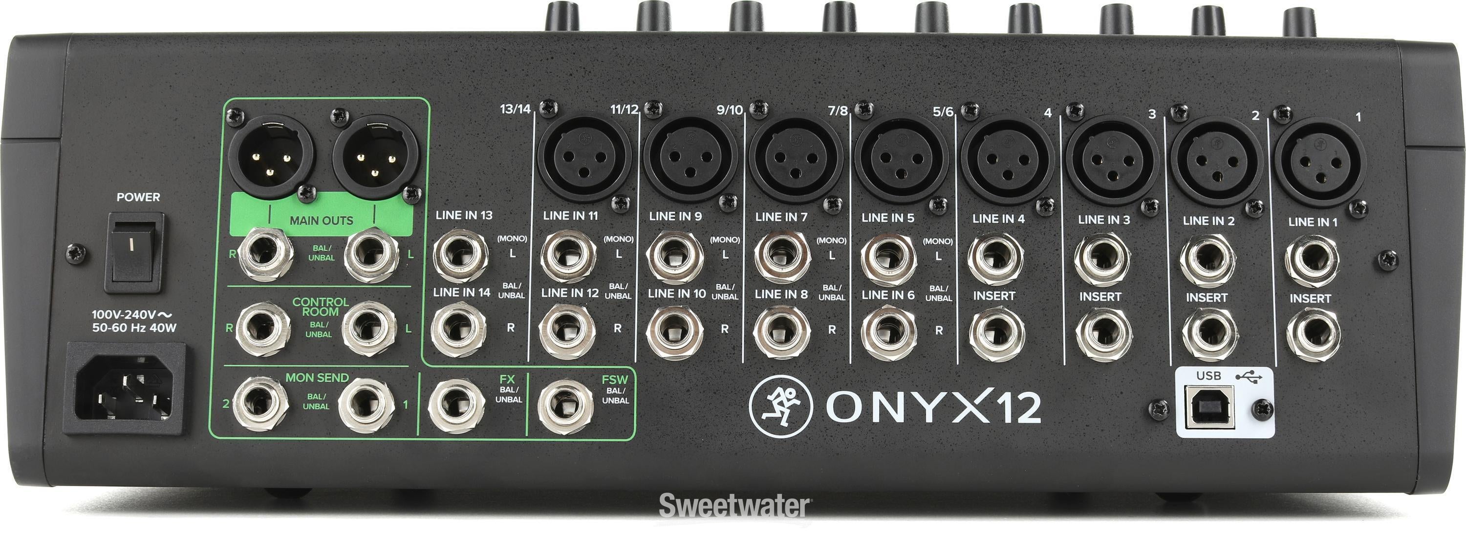 おすすめ】MACKIE/Onyx12 アナログミキサー[配信向け][音楽制作