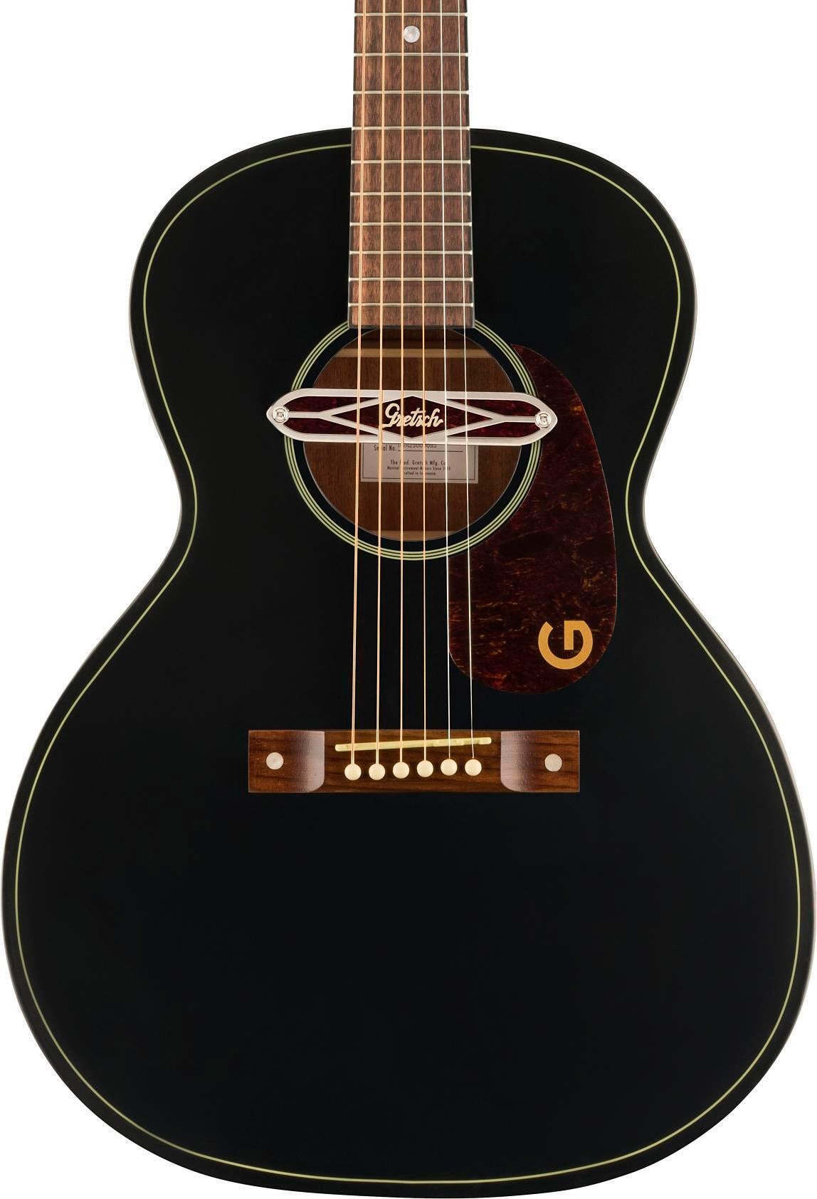 Gretsch Jim Dandy Deltoluxe Concert Acoustic-electric Guitar - Black