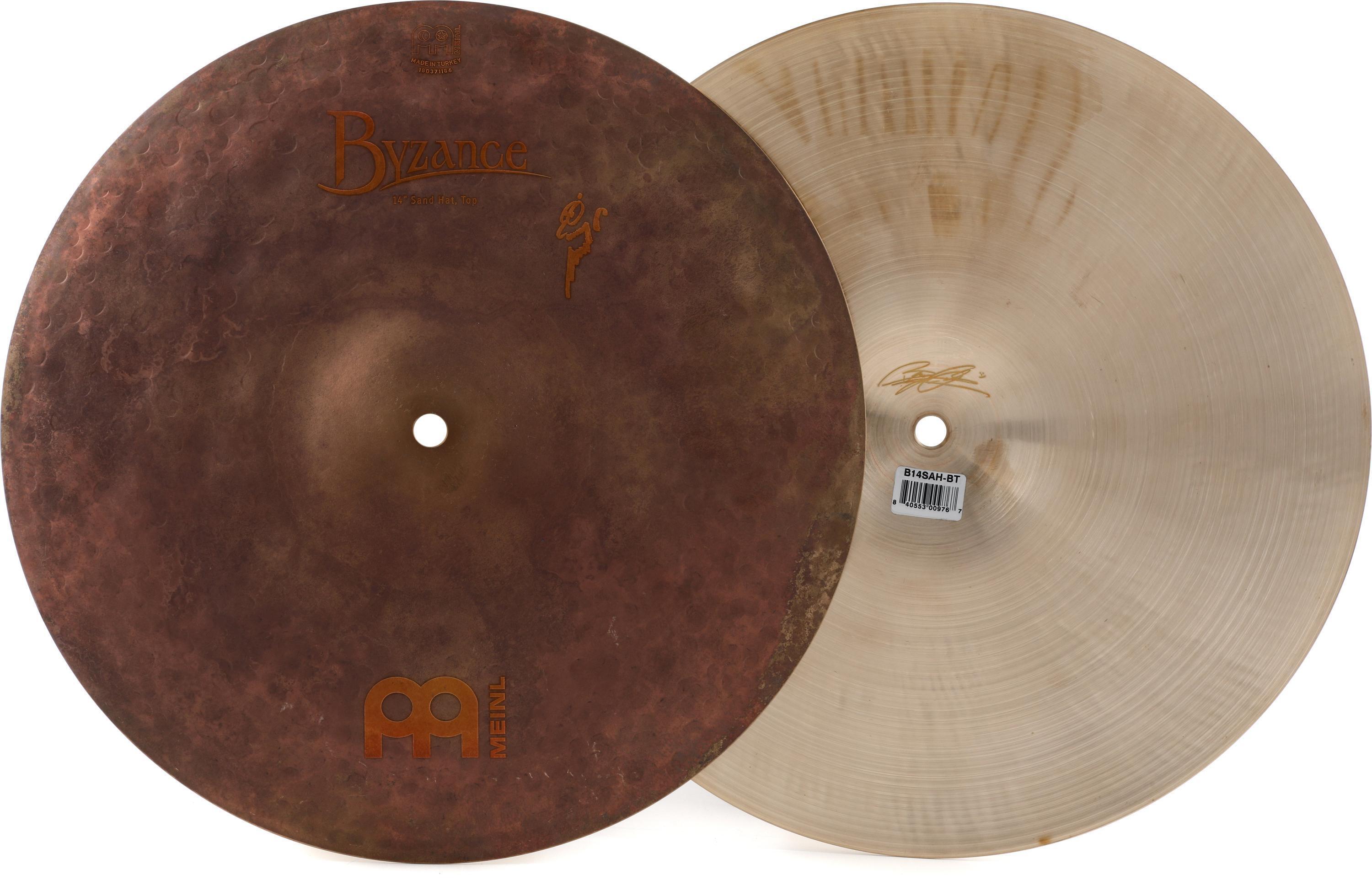 Meinl Cymbals  inch Byzance Vintage Sand Hi hat Cymbals   Sweetwater