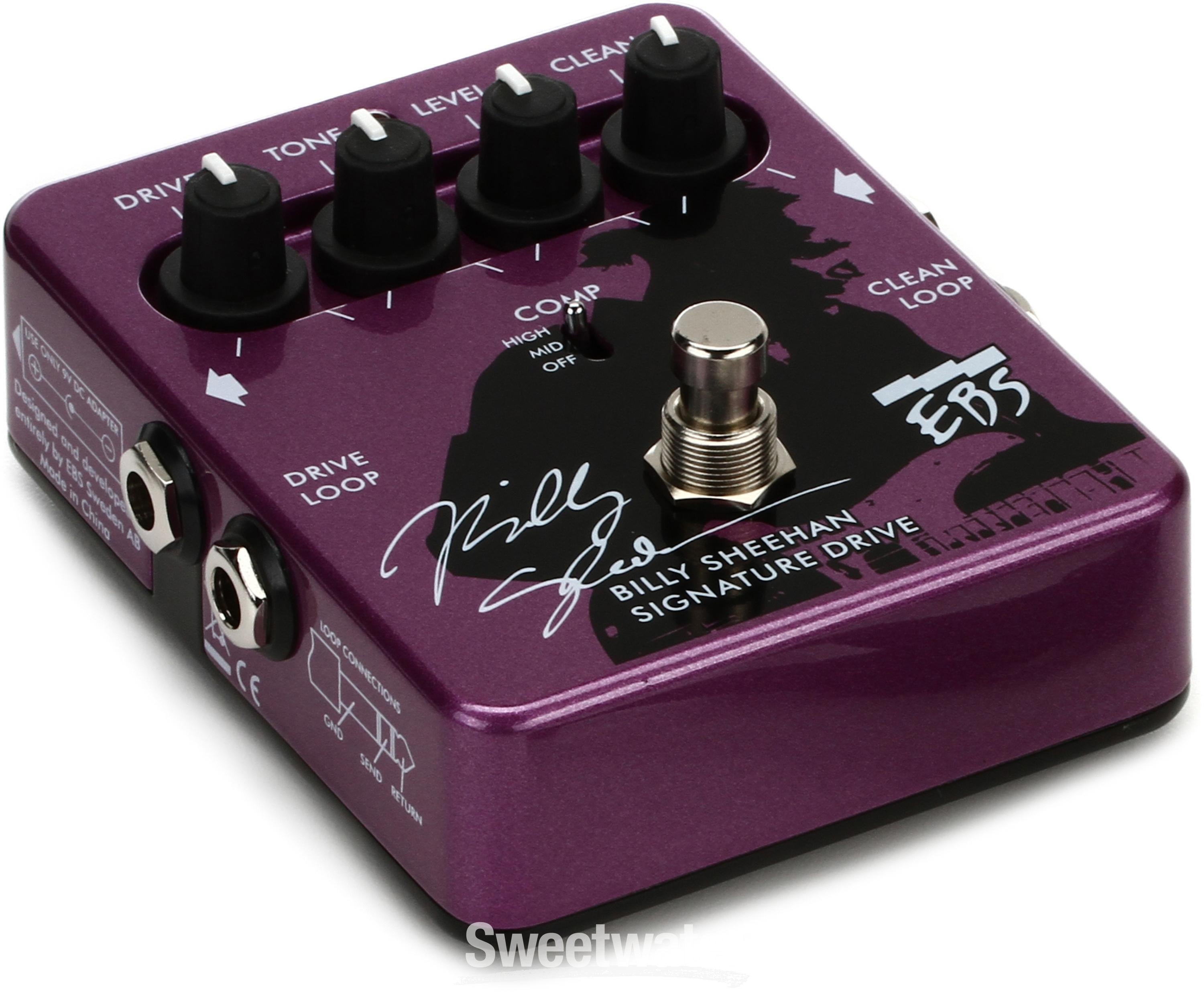 EBS EBS-DP Billy Sheehan Signature Drive Pedal Reviews | Sweetwater