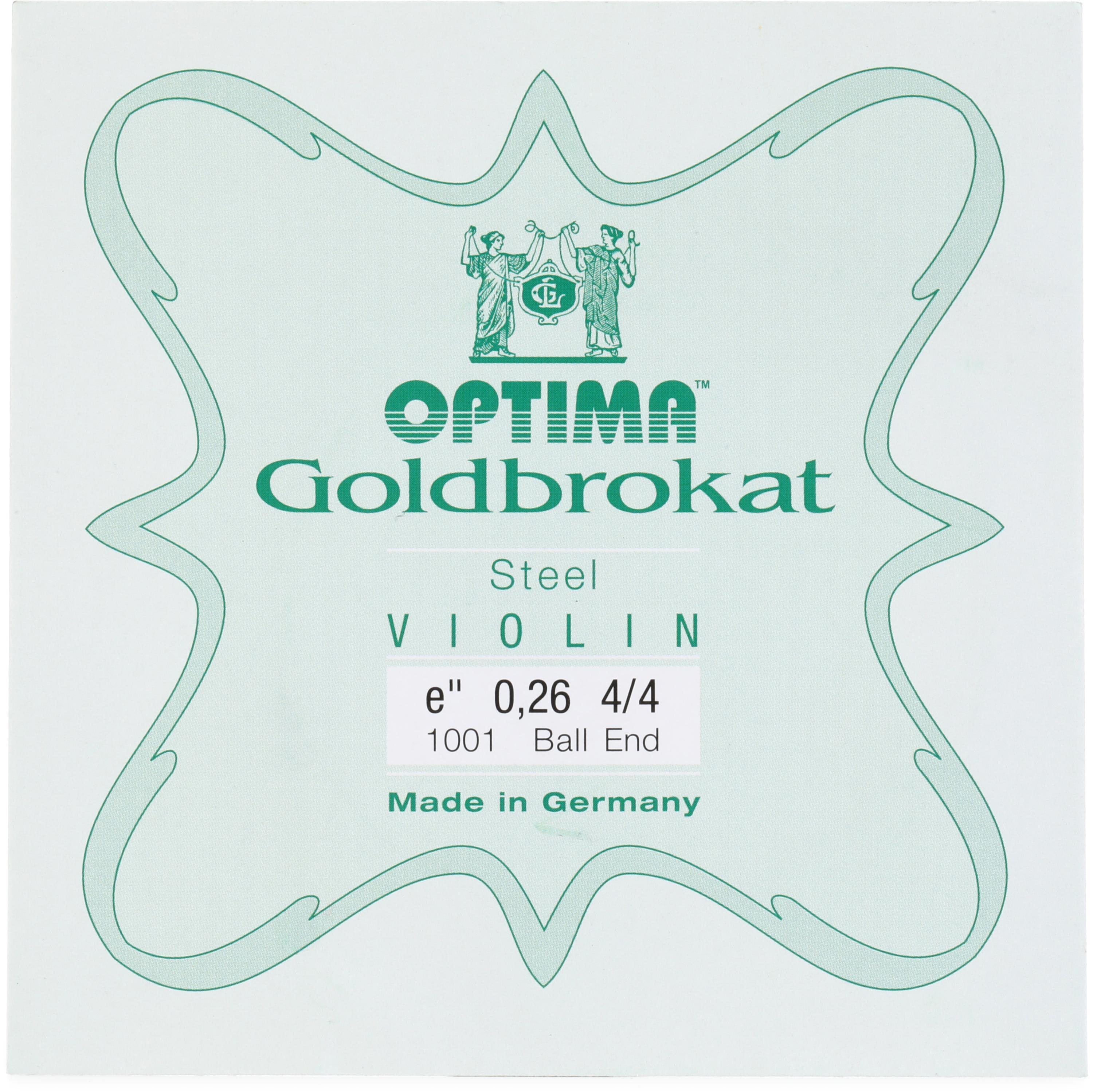 Optima Goldbrokat Violin E String - Ball End | Sweetwater