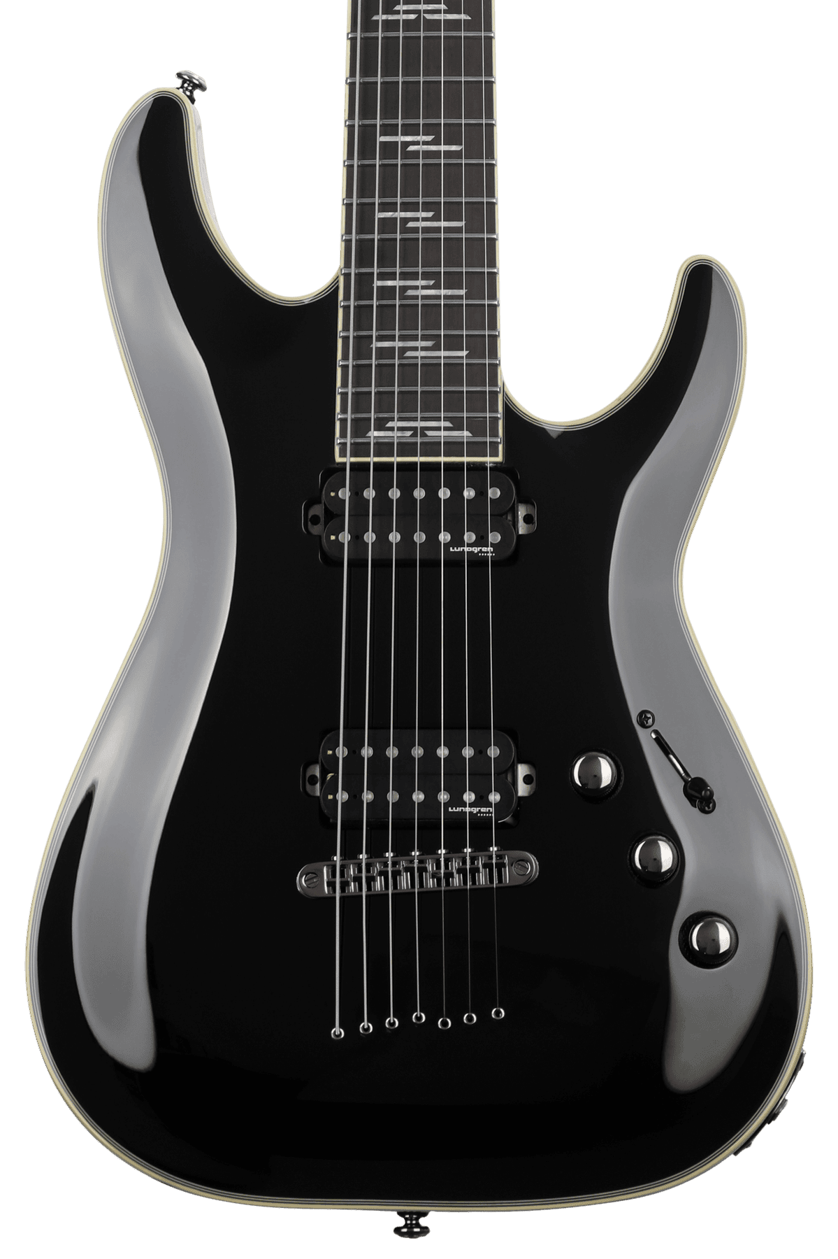 Schecter C-7 Blackjack Electric Guitar - Black Gloss 