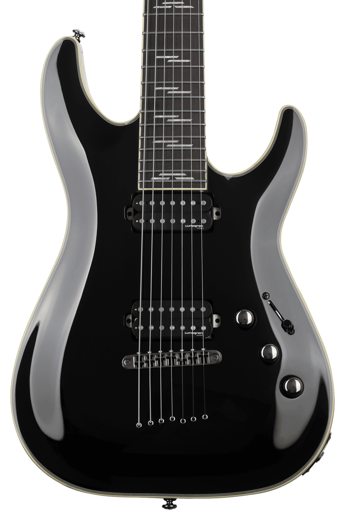 Schecter C-7 Blackjack Electric Guitar - Black Gloss | Sweetwater