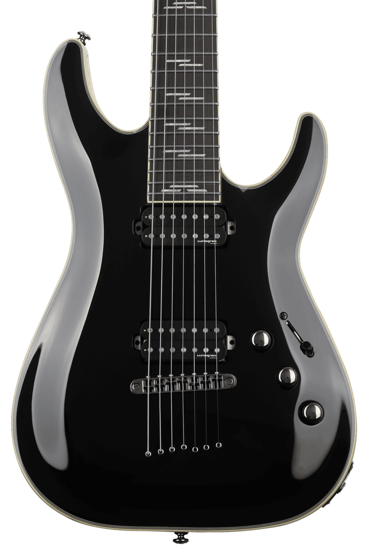 Schecter C-7 Blackjack Electric Guitar - Black Gloss | Sweetwater