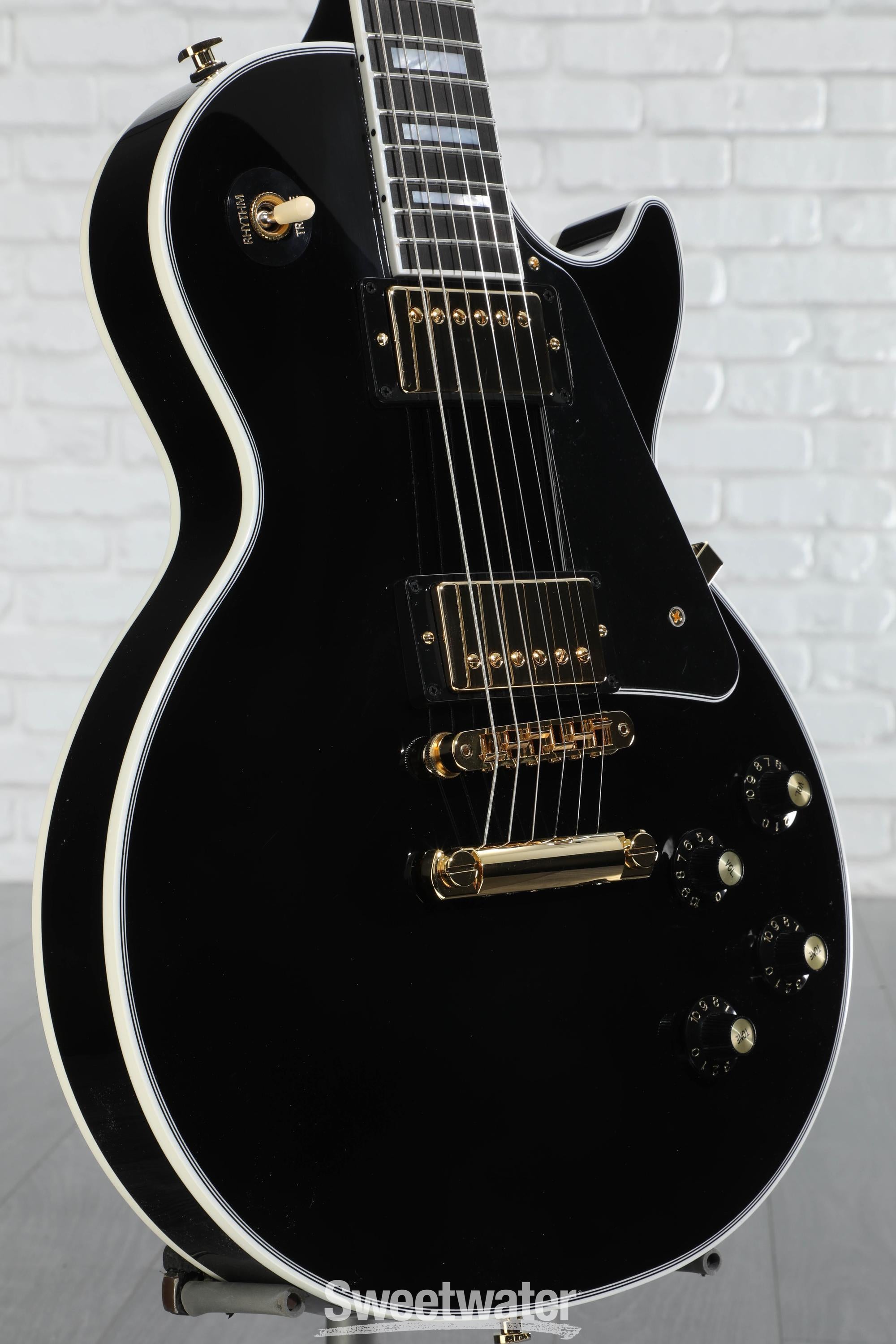 Gibson '70s Les Paul Custom Electric Guitar - Ebony | Sweetwater