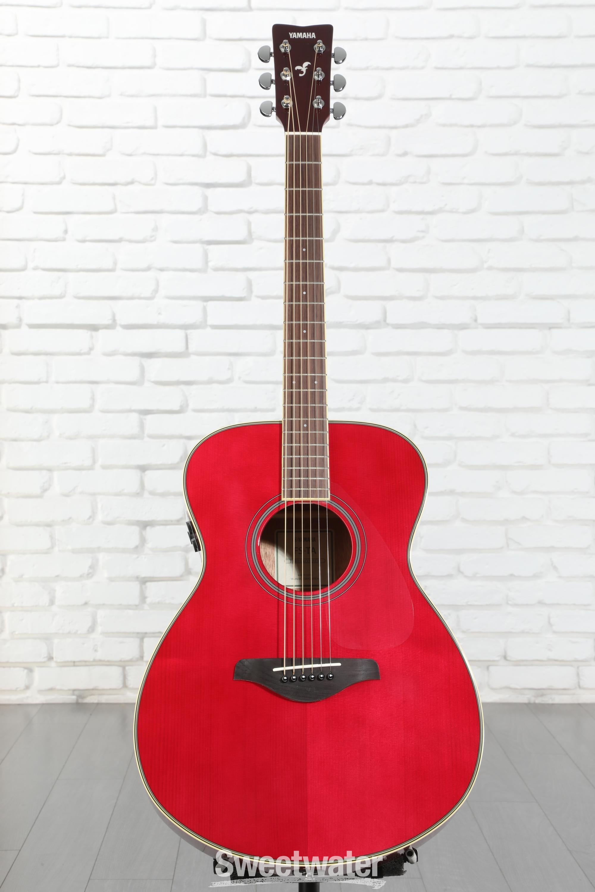 YAMAHA MGⅢM 希少フィエスタレッド Yamaha FS-TA TransAcoustic Concert Acoustic-electric Guitar - Ruby