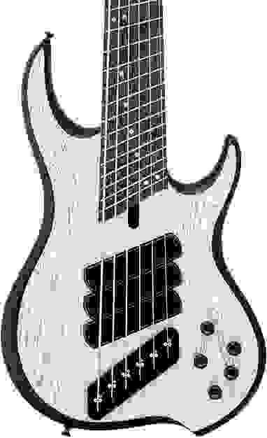 Dingwall Guitars Jacob Umansky Signature 6-string Electric Bass Guitar - White/Black Ceruse