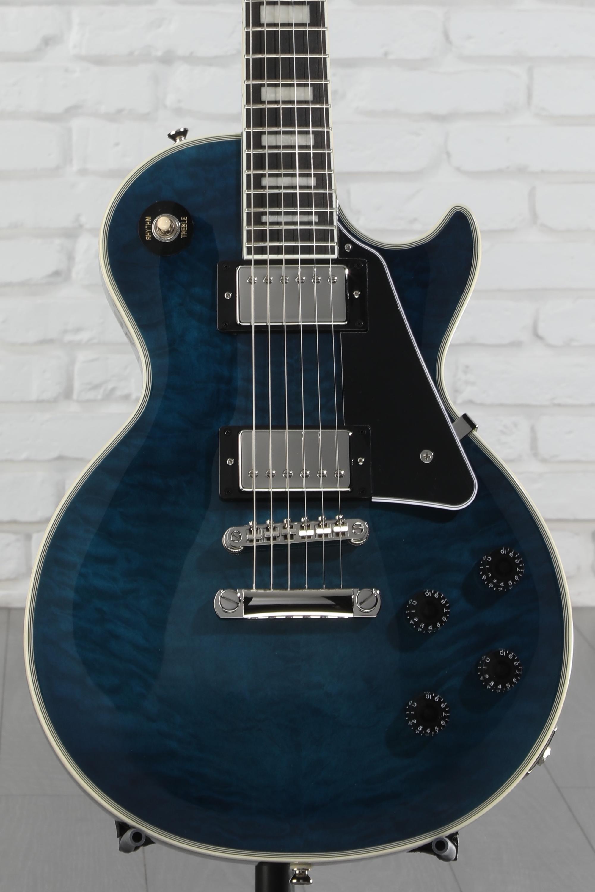 Epiphone Les Paul Custom Electric Guitar - Viper Blue