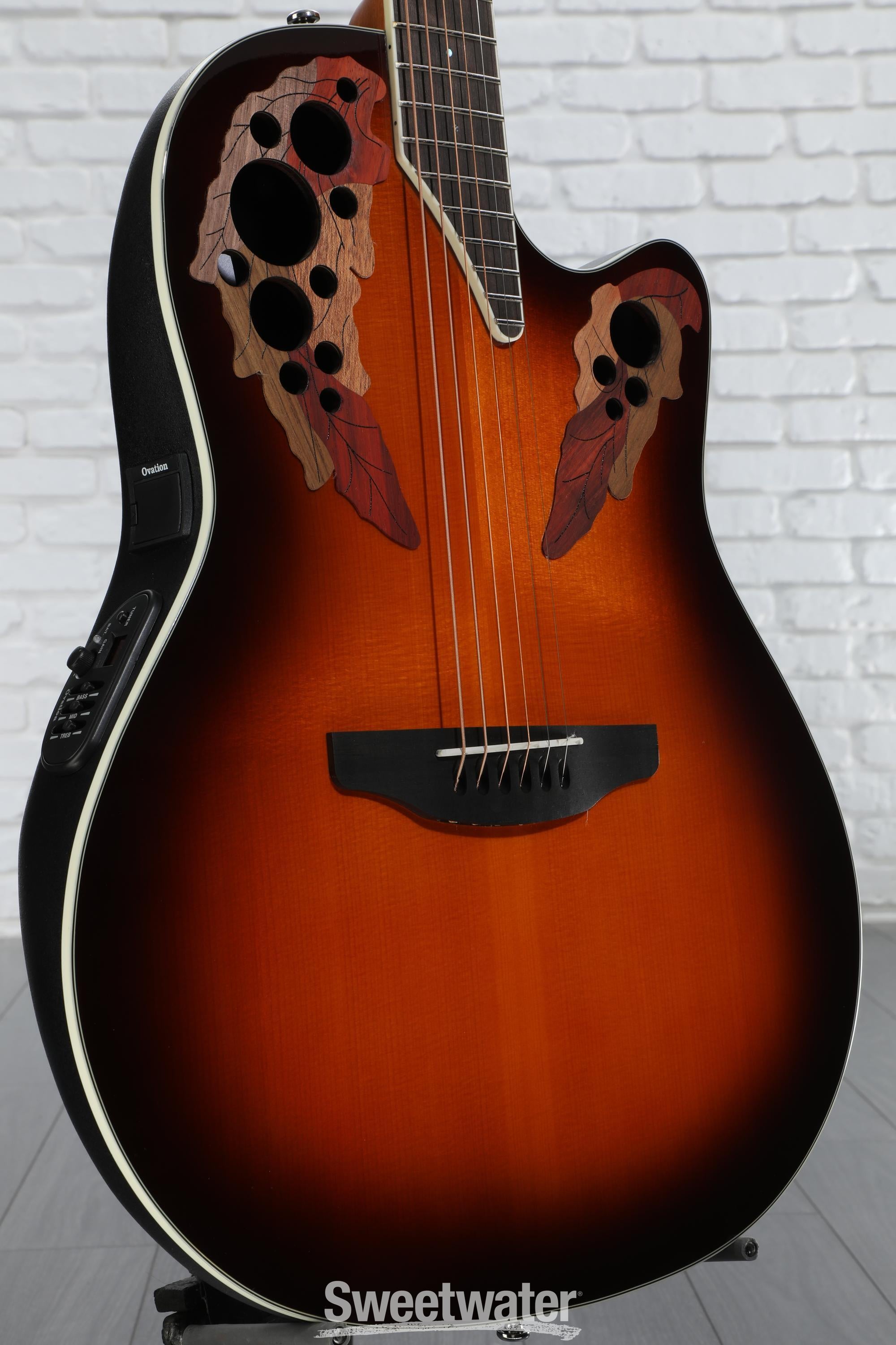 Ovation Elite Celebrity Super Shallow - Sunburst | Sweetwater