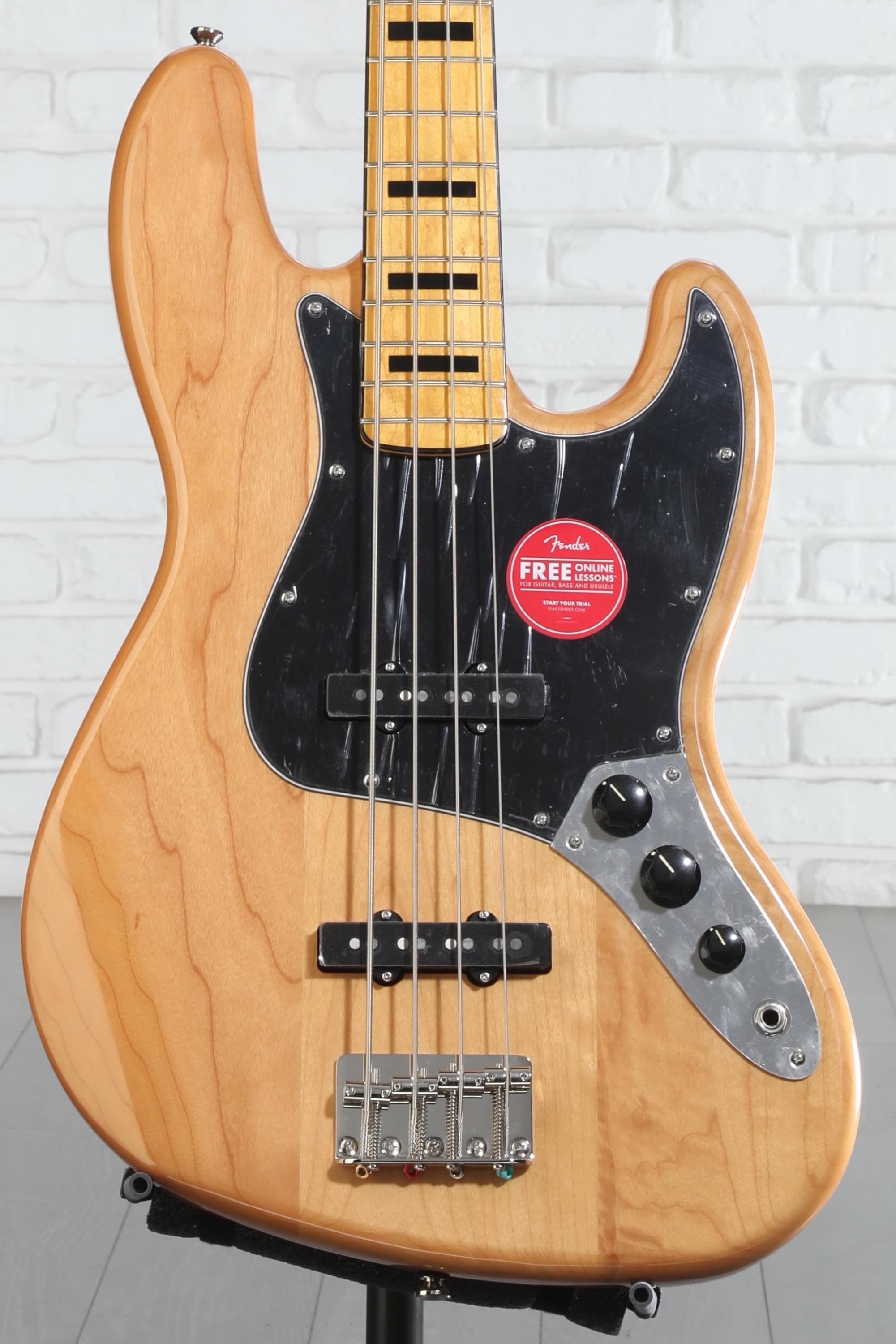 ベース Squier Classic Vibe 70s Jazz Bass Squier Classic Vibe '70s Jazz Bass - Natural | Sweetwater