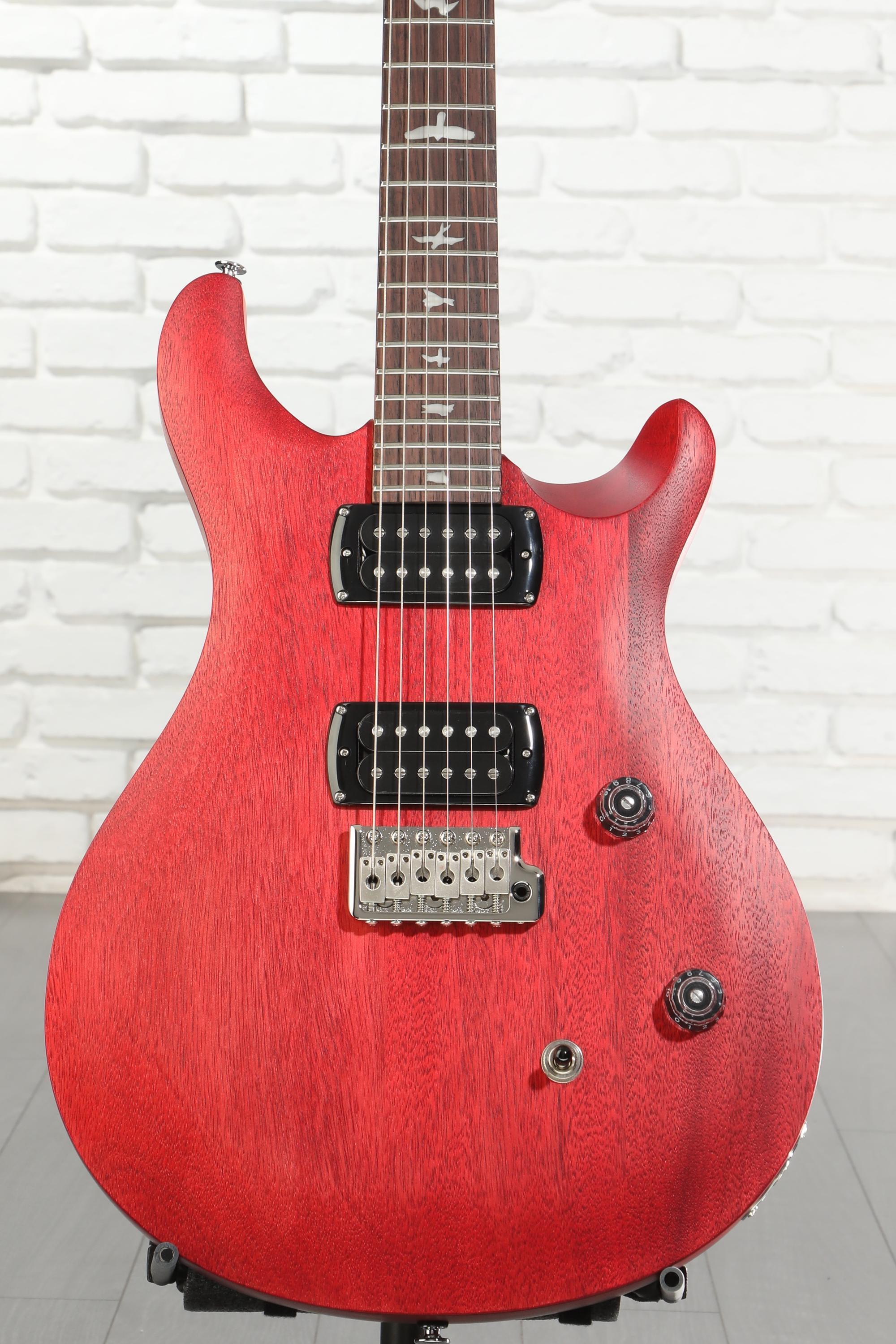 PRS SE CE 24 Standard Satin Electric Guitar - Vintage Cherry Satin