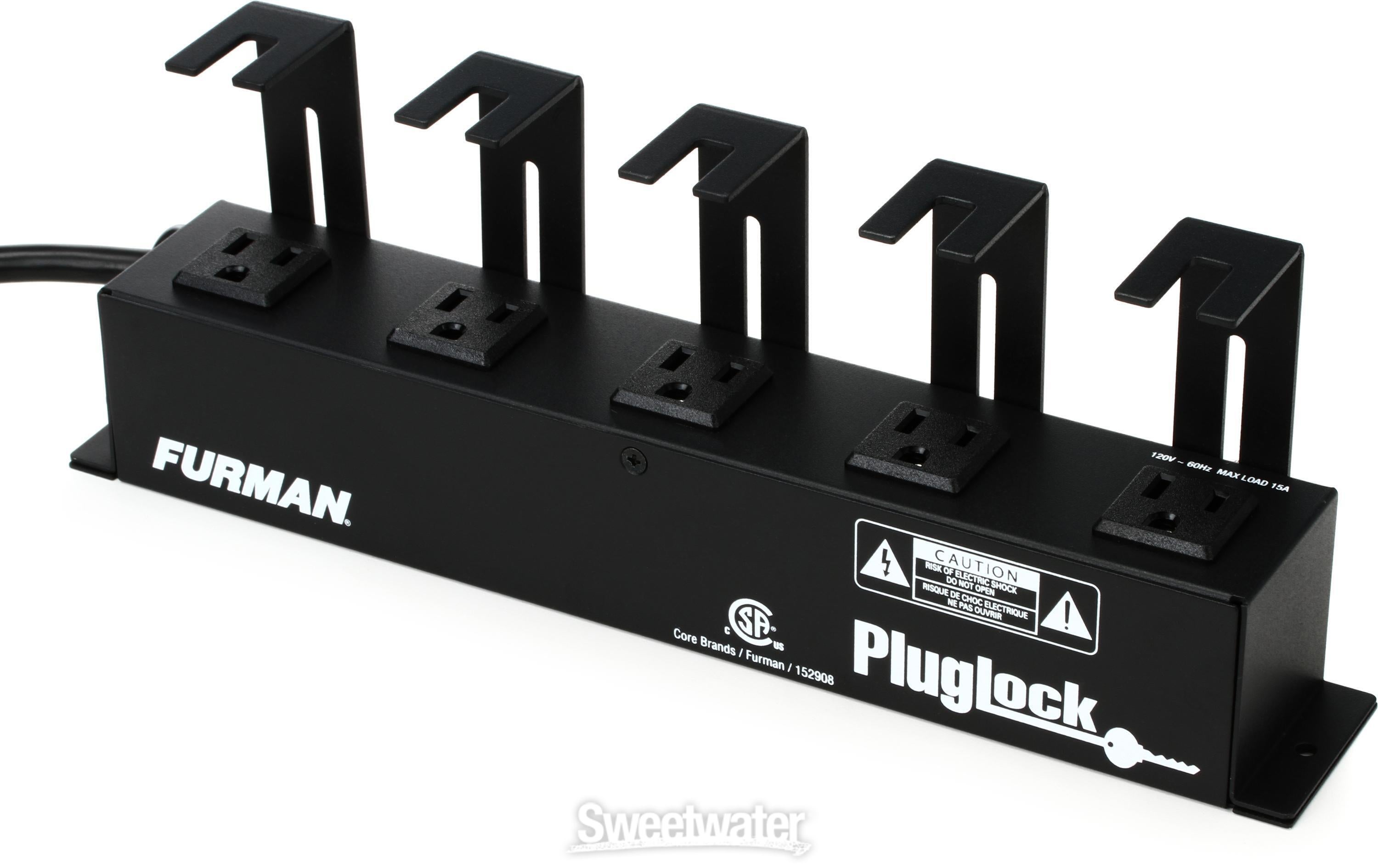その他 FURMAN Plug Lock Furman PlugLOCK | 5-Outlet Locking Power Distribution Strip