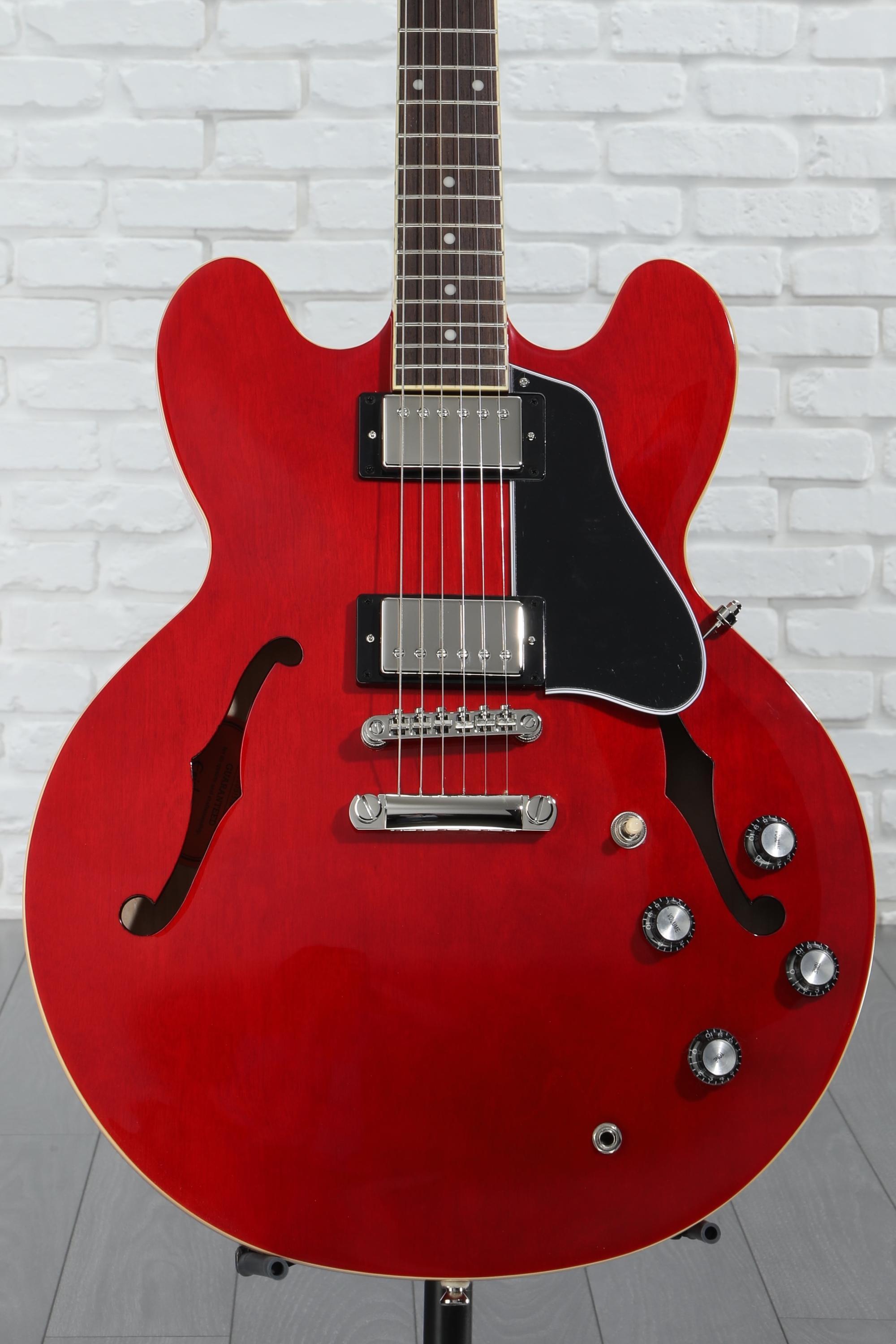 ギター Epiphone ES-335 Limited Edition Dot BP Open Box Epiphone Limited Edition Dot Black Royale Electric