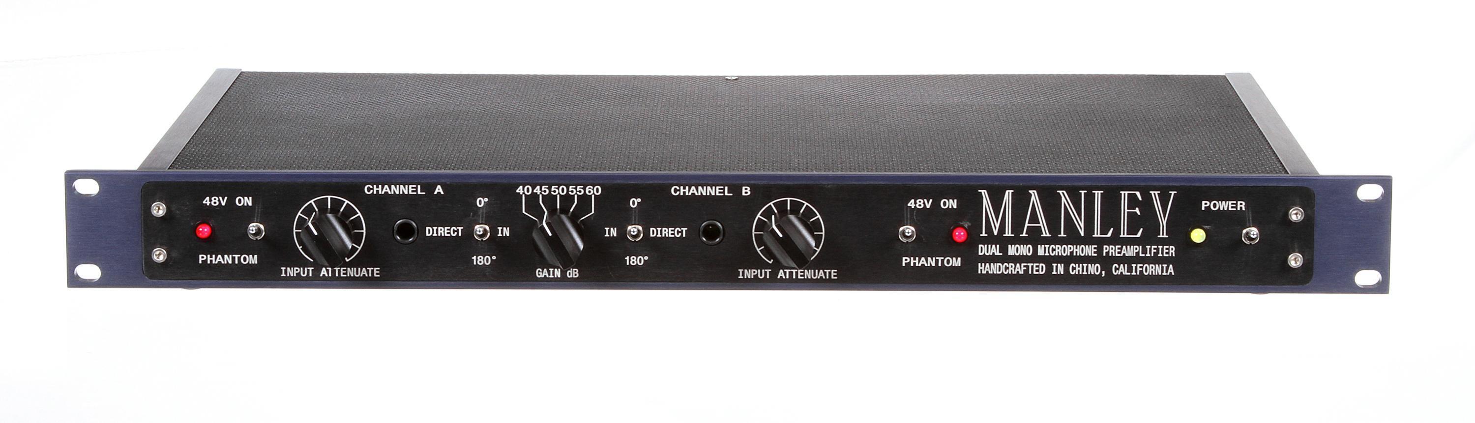 Manley Dual Mono Microphone Preamplifier | Sweetwater