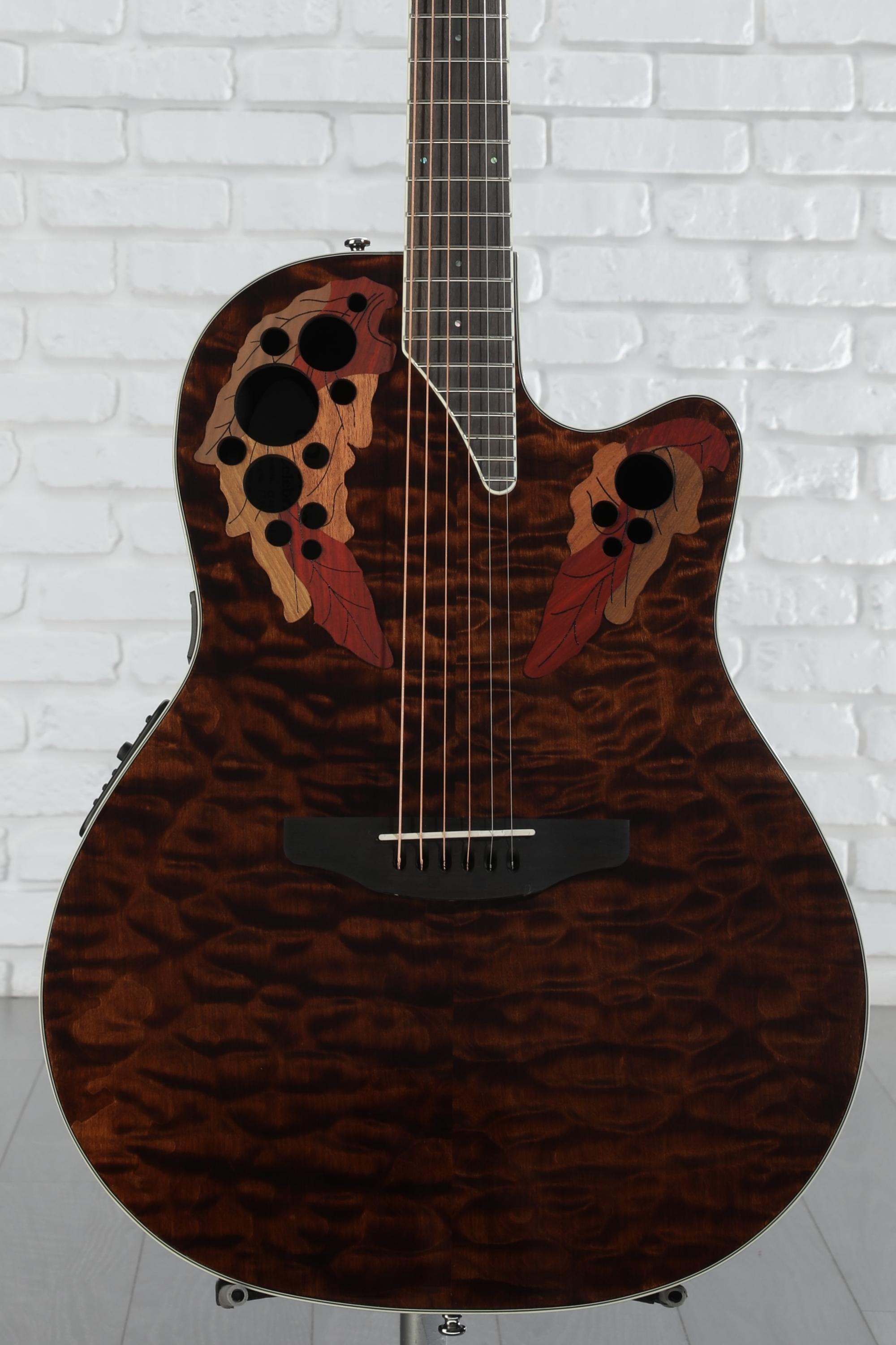 【期間限定】 Celebrity Ovation Elite Acoustic Shallow Super CE48P-TGE ギター