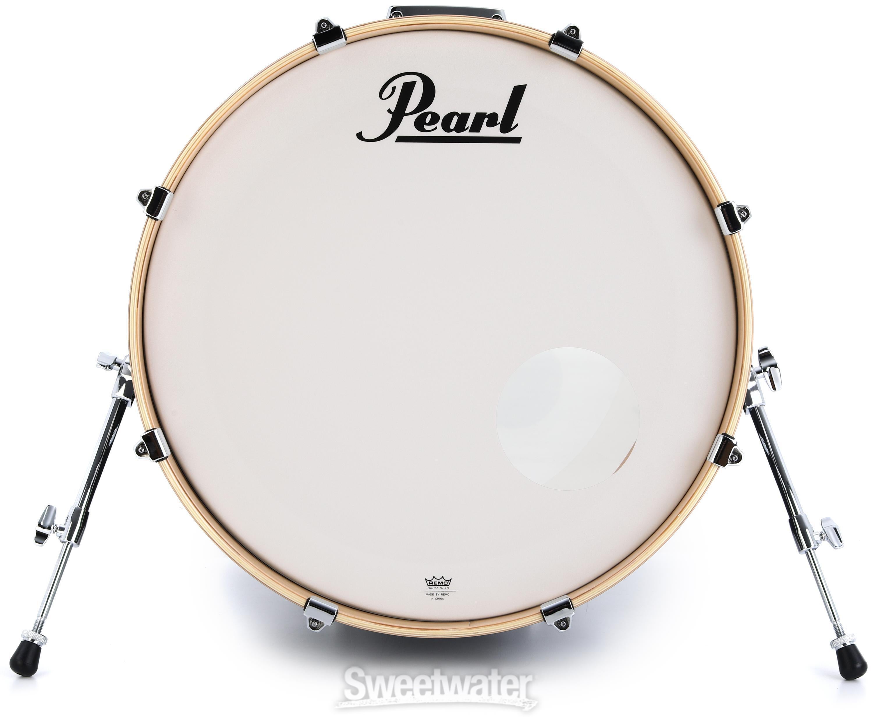 Pearl Decade Maple 18 x 22 inch Bass Drum - Kobalt Blue Flame | Sweetwater