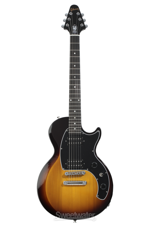ギター Gibson LesPaul Tribute 2017 Gibson Les Paul Tribute 2017 T - Satin Gold Top with Gig Bag
