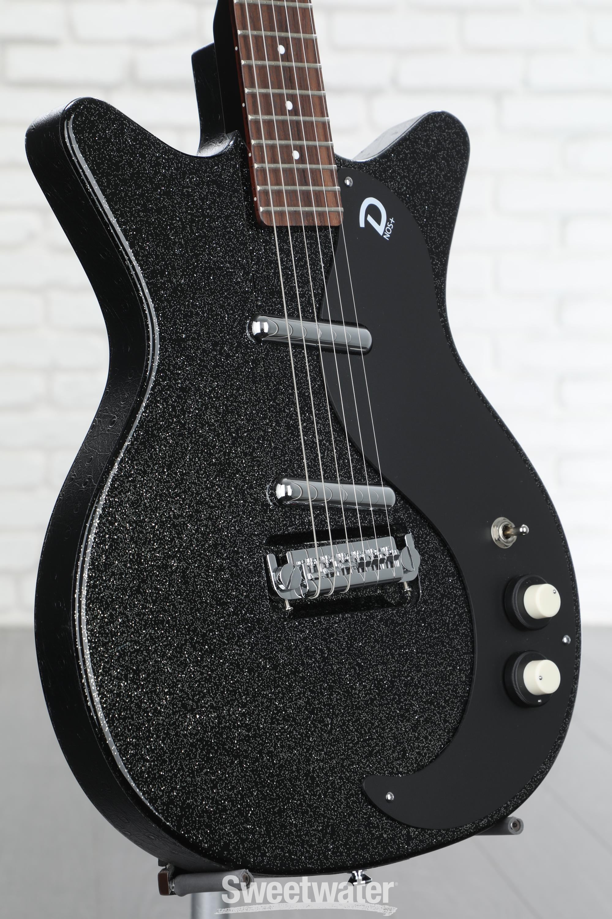 Danelectro Blackout 59 Electric Guitar - Black Metal Flake
