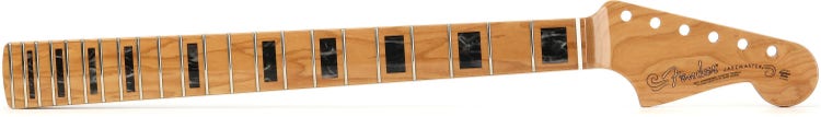 Fender Jazzmaster Roasted Maple Neck - Maple Fingerboard with Black Pearloid Block Inlays