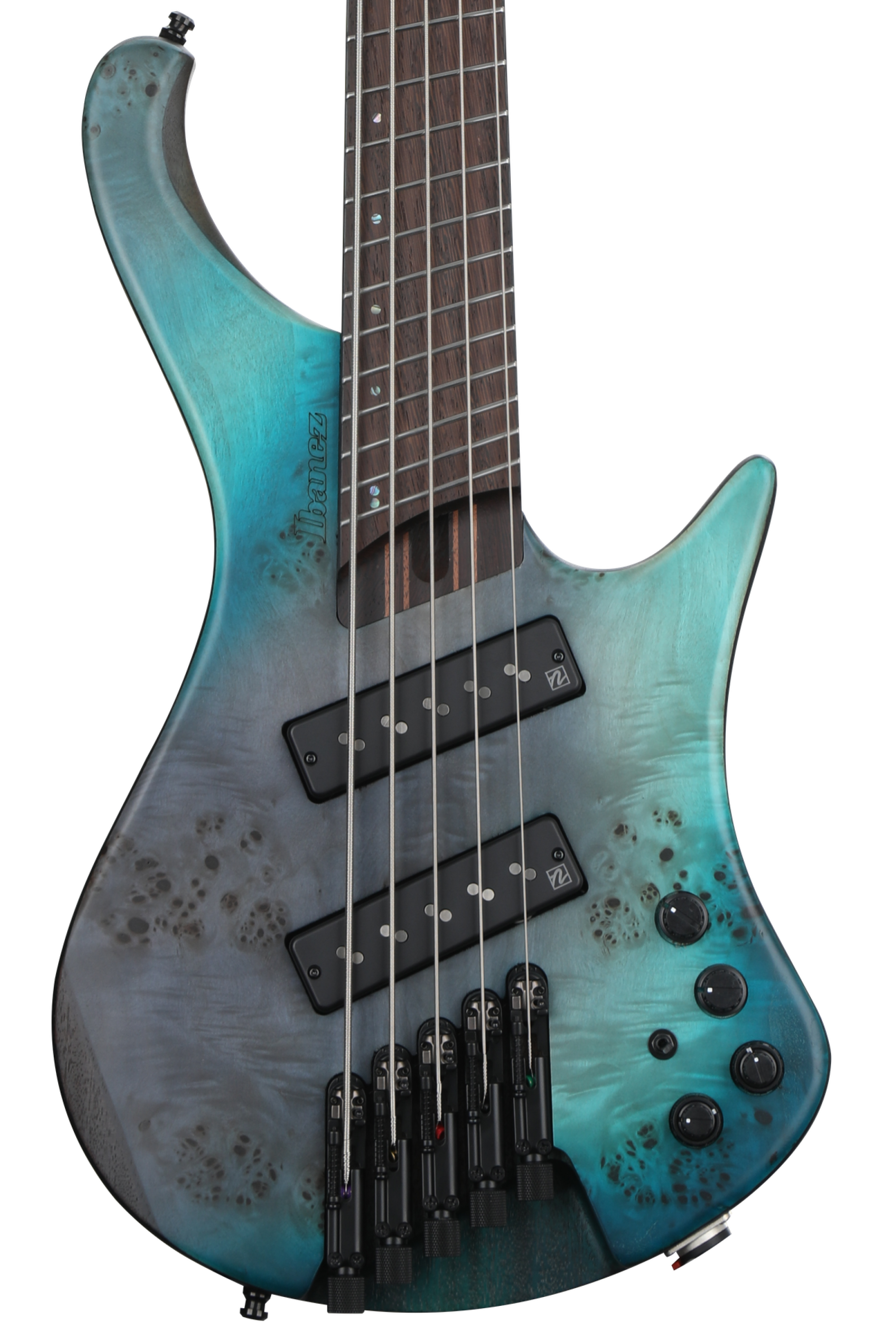 Ibanez Bass Workshop EHB1505MS Bass Guitar - Tropical Seafloor Flat |  Sweetwater