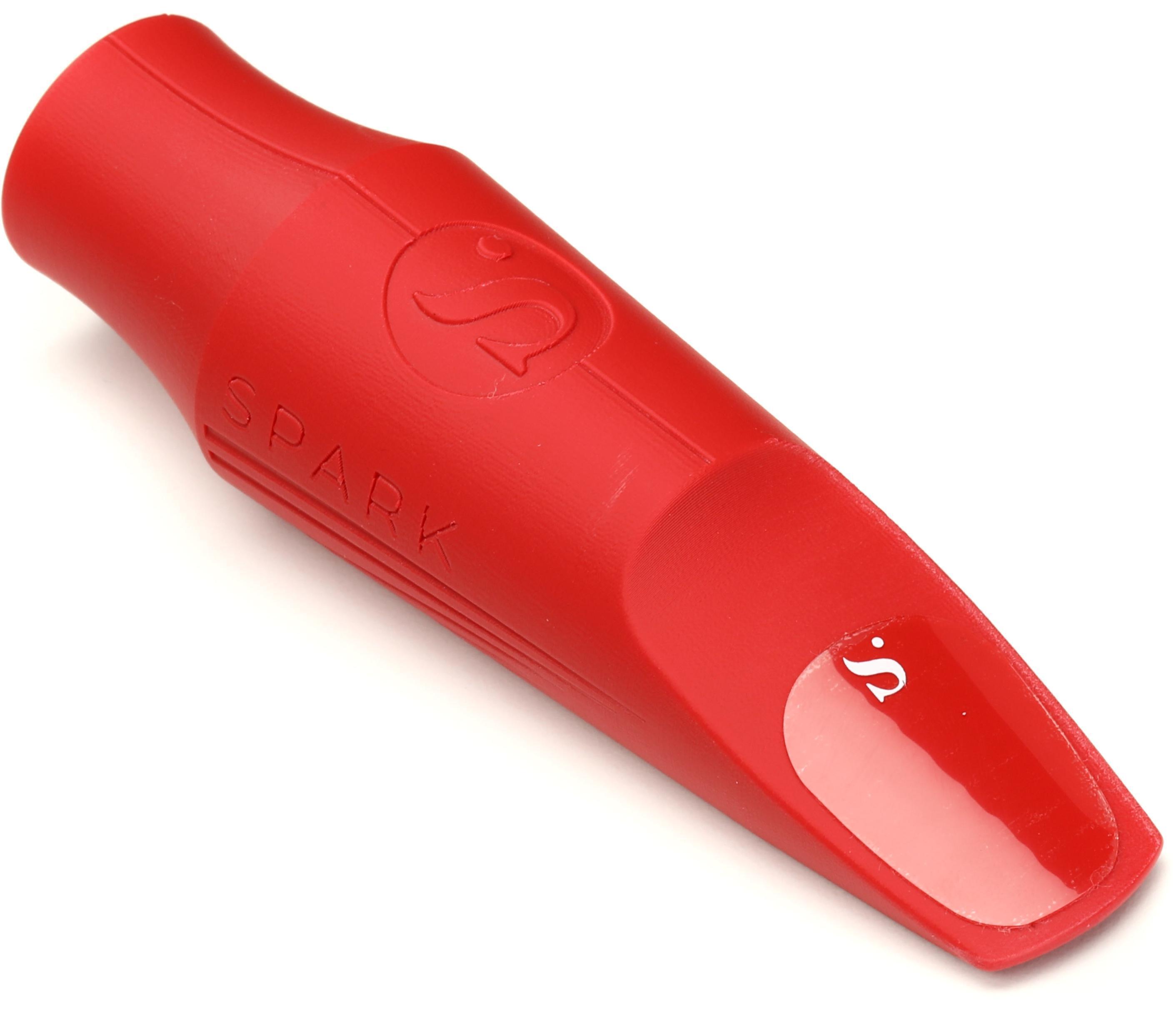 Photo of Syos Originals Spark Tenor Saxophone Mouthpiece - 7, Carmine Red