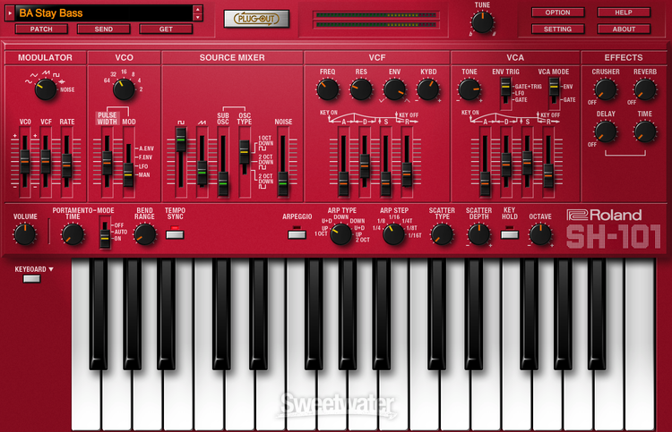 Roland SH-101 レッド Roland SH-101 レッド Roland SH-101 | Vintage Synth Explorer