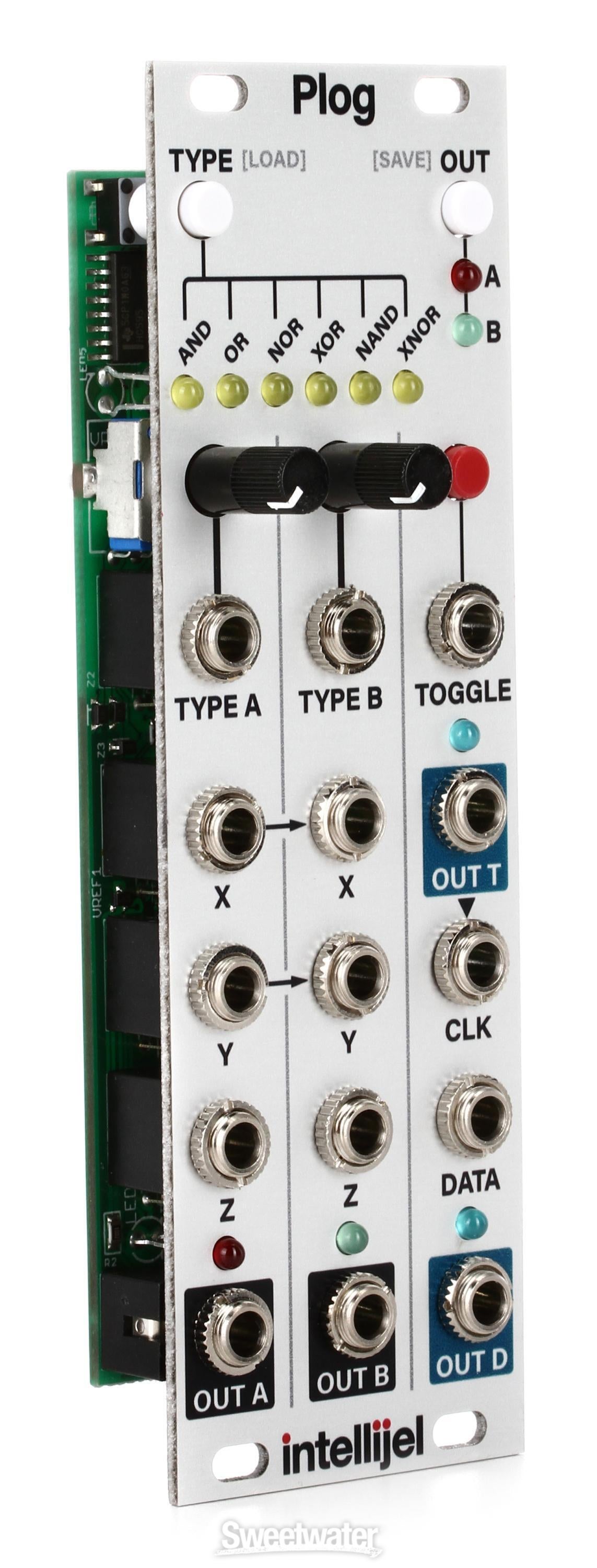 Intellijel Plog Eurorack Dual Programmable Logic Module | Sweetwater