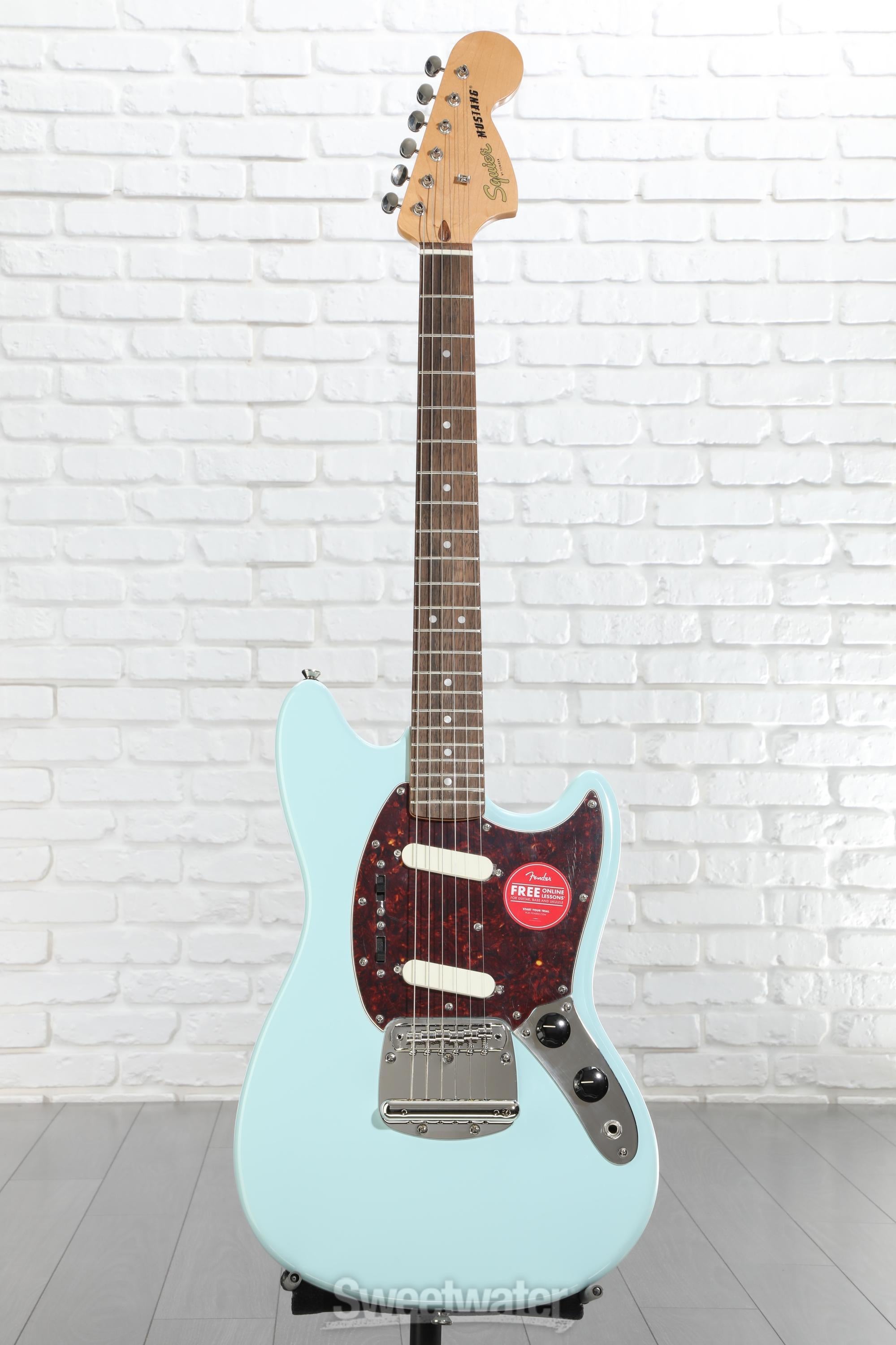 Squier Classic Vibe '60s Mustang Electric Guitar - Sonic Blue