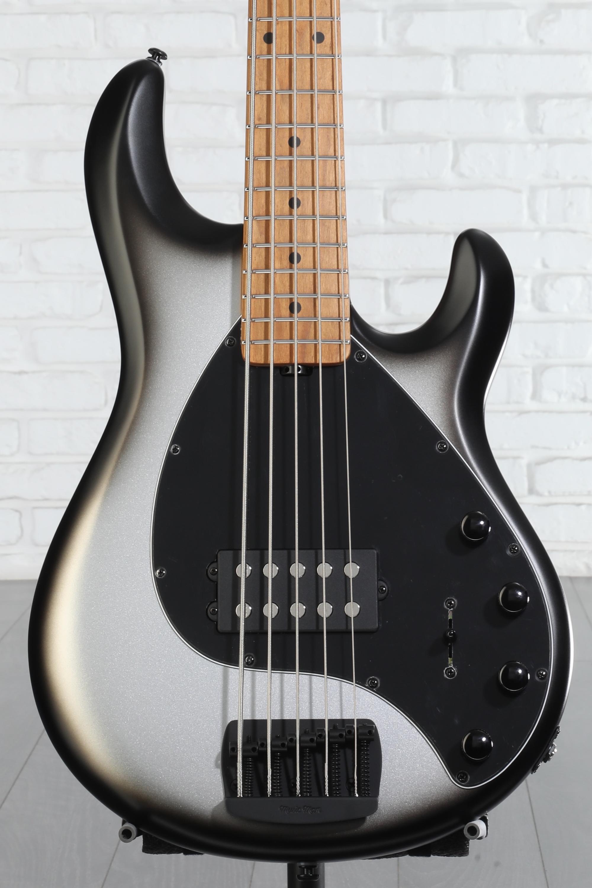 Ernie Ball Music Man StingRay Special 5 H Bass Guitar - Black Rock