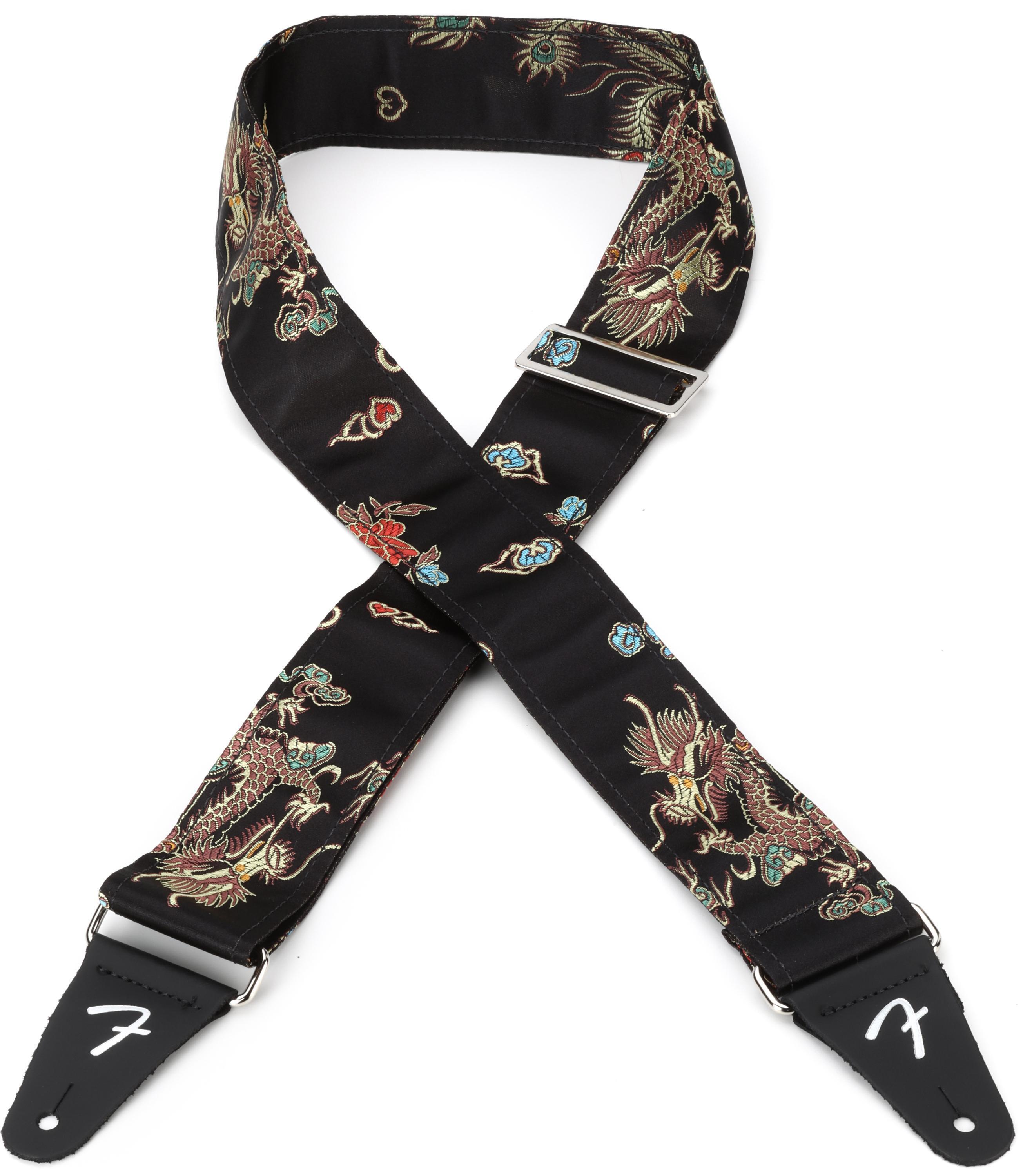 【中古】 Forronerao Ga?chodaFronteira Fender 2-inch Zion Guitar Strap - Black Aztec | Sweetwater
