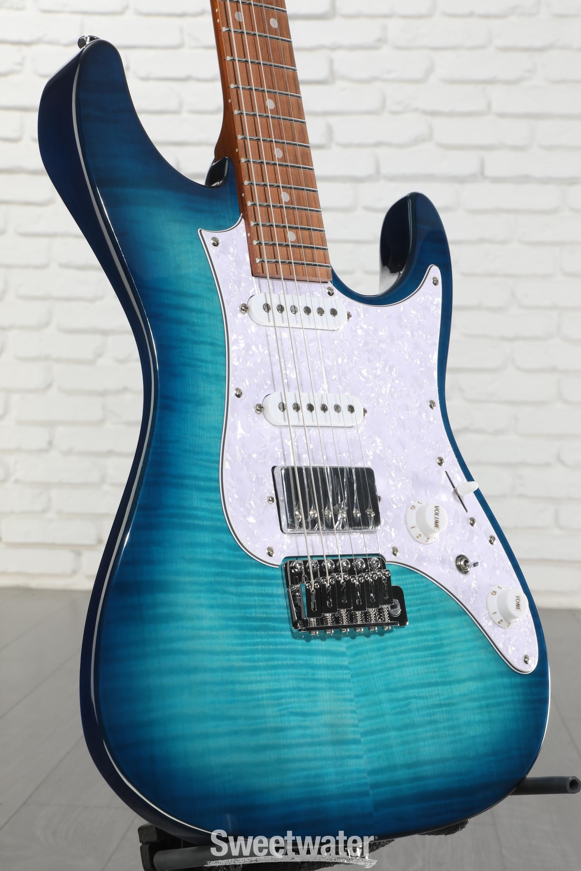 Ibanez Standard AZ22S1F Electric Guitar - Transparent Turquoise