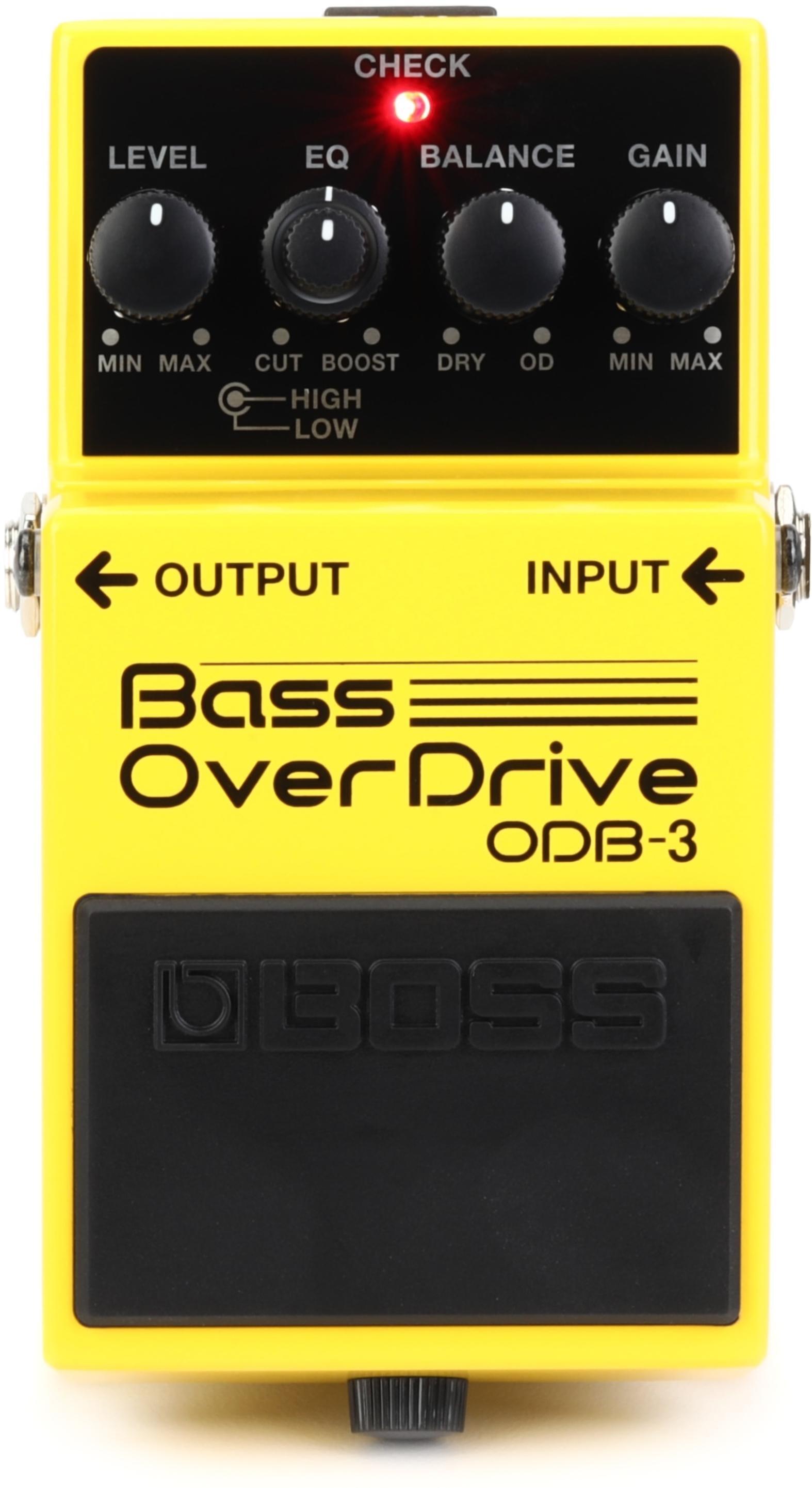 BOSS ODB-3 bass over drive ベース用オーバードライブ Boss ODB-3 Bass Overdrive Pedal | Sweetwater