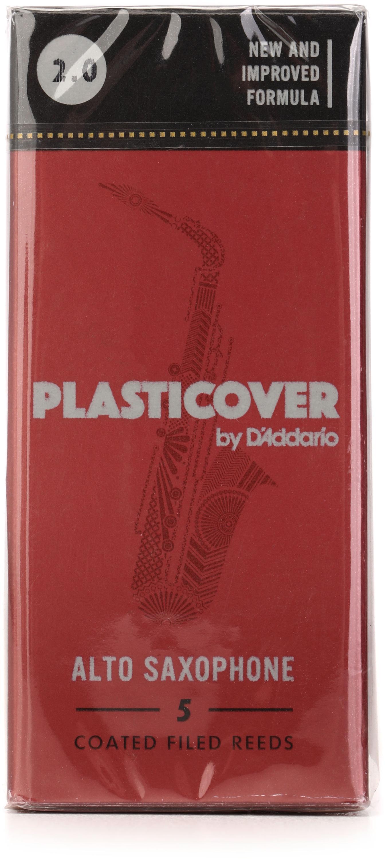 D'Addario RRP05ASX200 Plasticover Alto Saxophone Reeds 2.0 (5pack