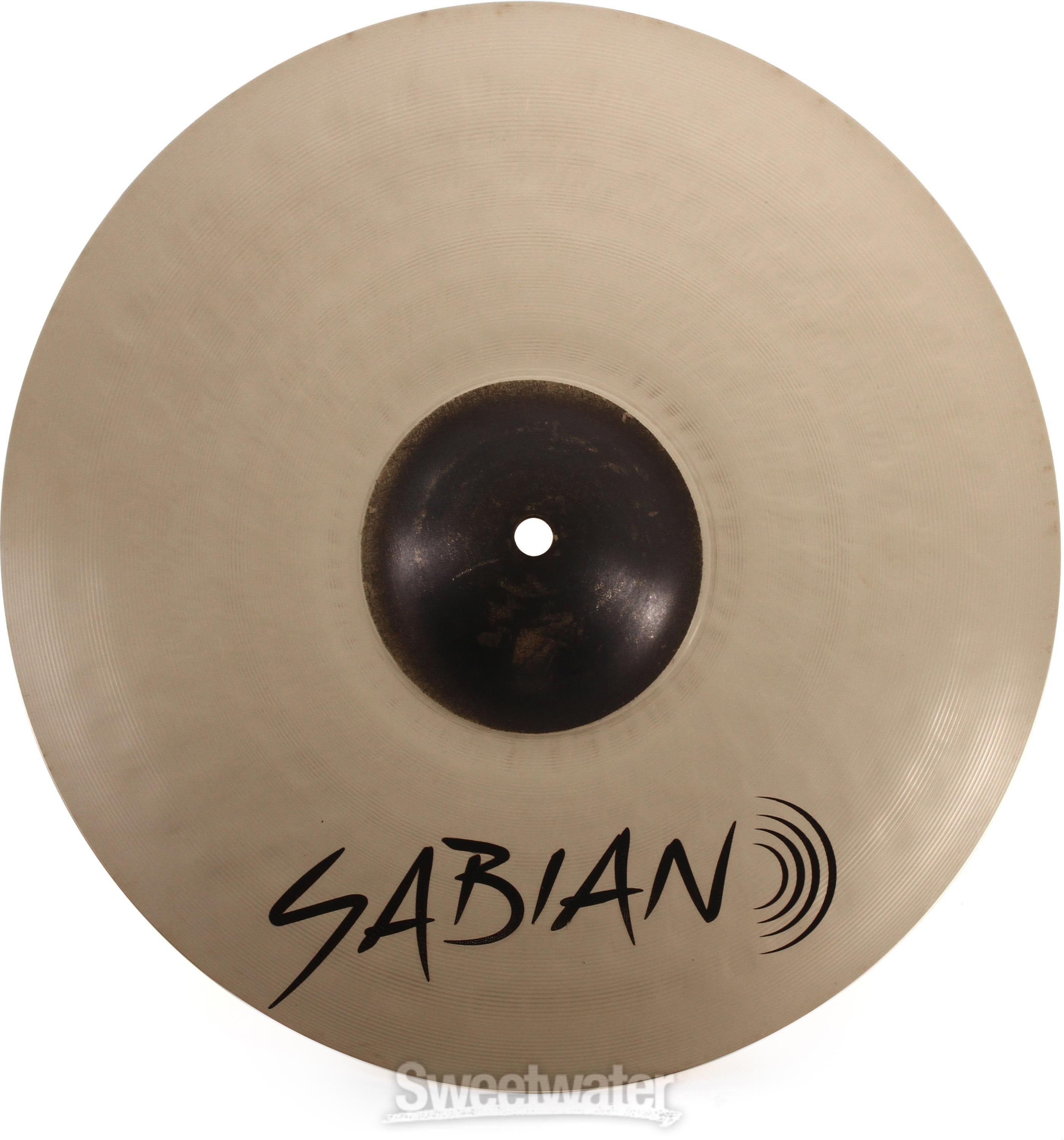 Sabian 14 inch AAX Medium Hi-hat Cymbals - Brilliant Finish