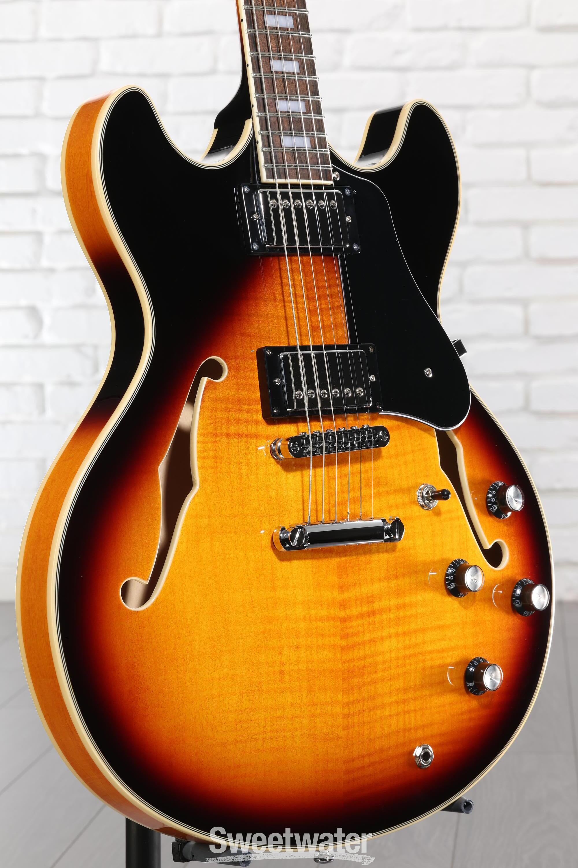 Photo of Sire Larry Carlton H7 Semi-hollow Electric Guitar - Vintage Sunburst