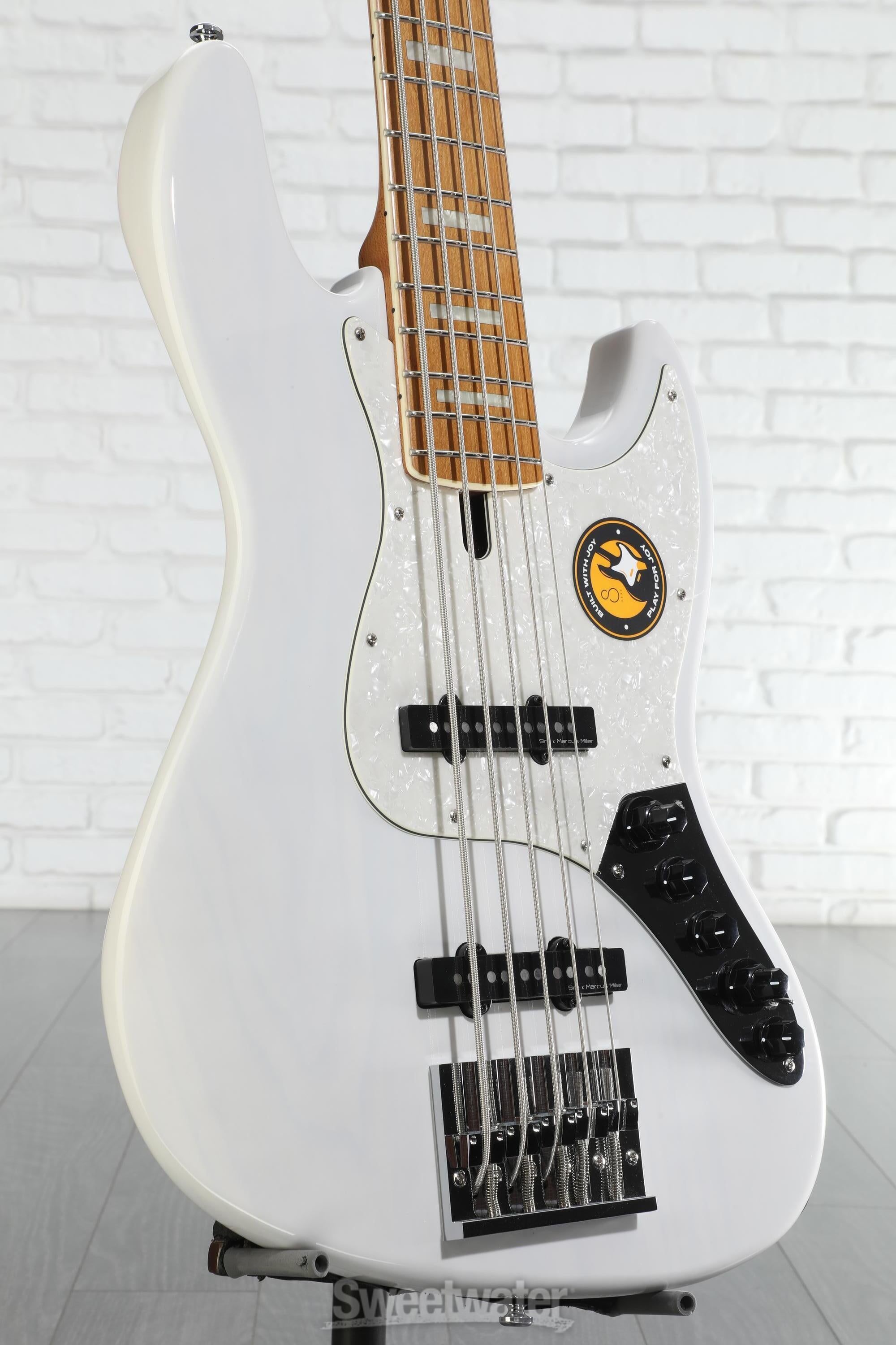 Sire Marcus Miller V8 5-string Electric Bass - White Blonde