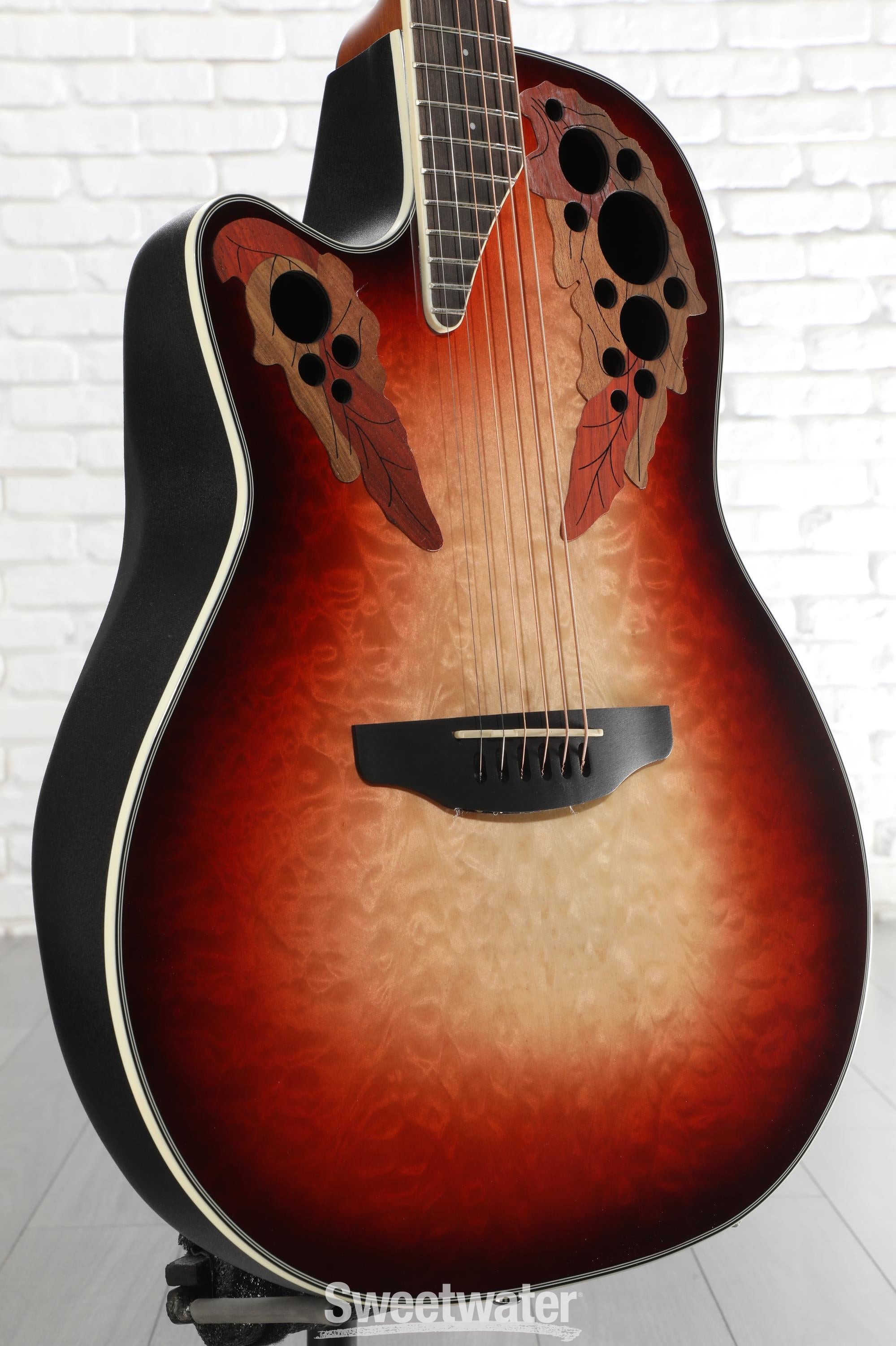 Ovation Celebrity Elite Plus Mid-Depth Left-handed Acoustic