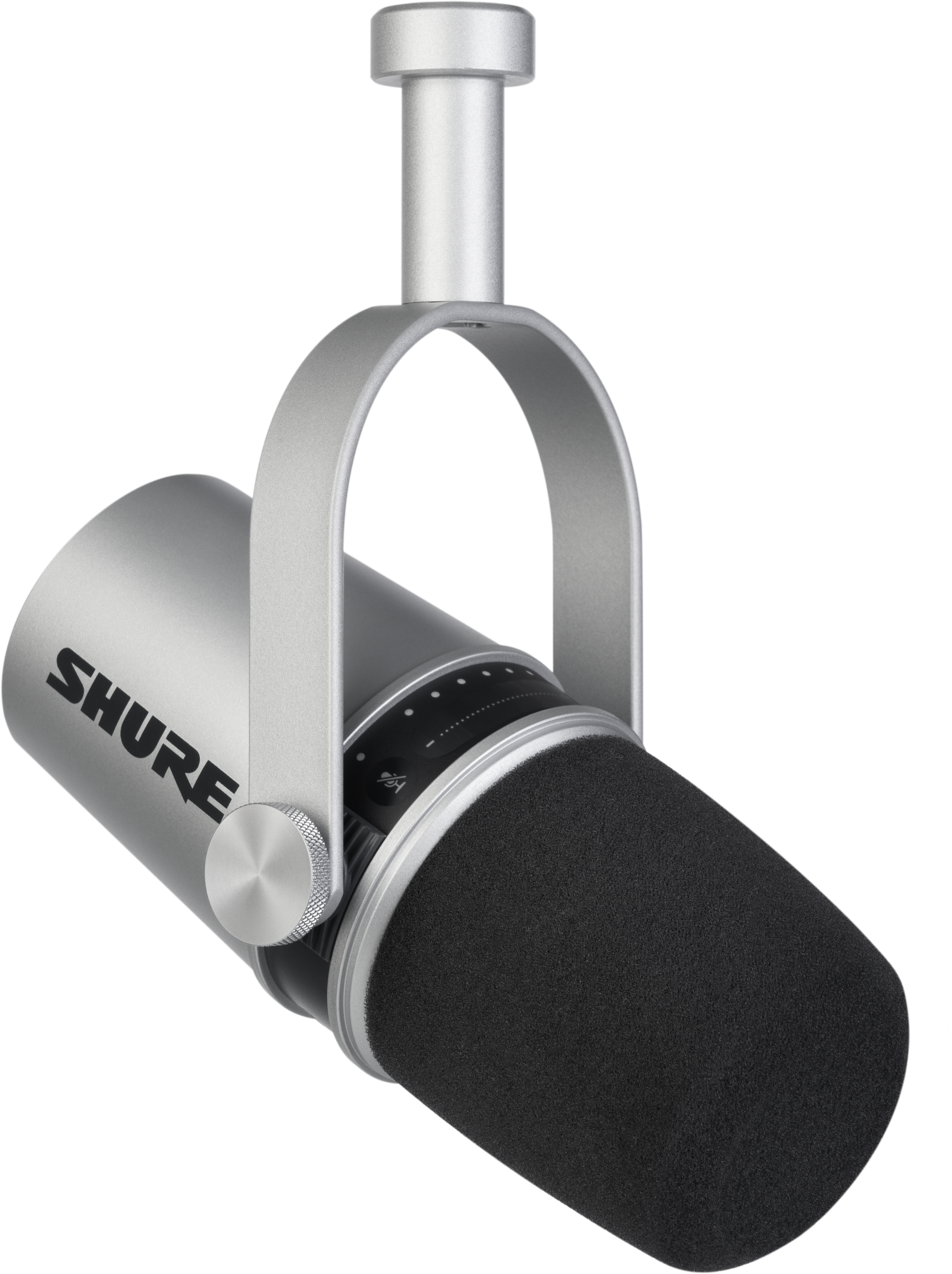 Bundled Item: Shure MV7 USB Podcast Microphone - Silver