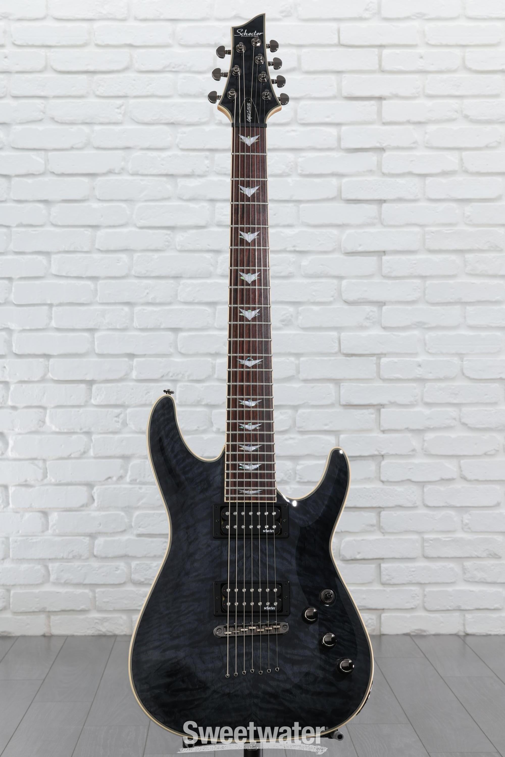 Schecter Omen Extreme-7 Electric Guitar - See Thru Black
