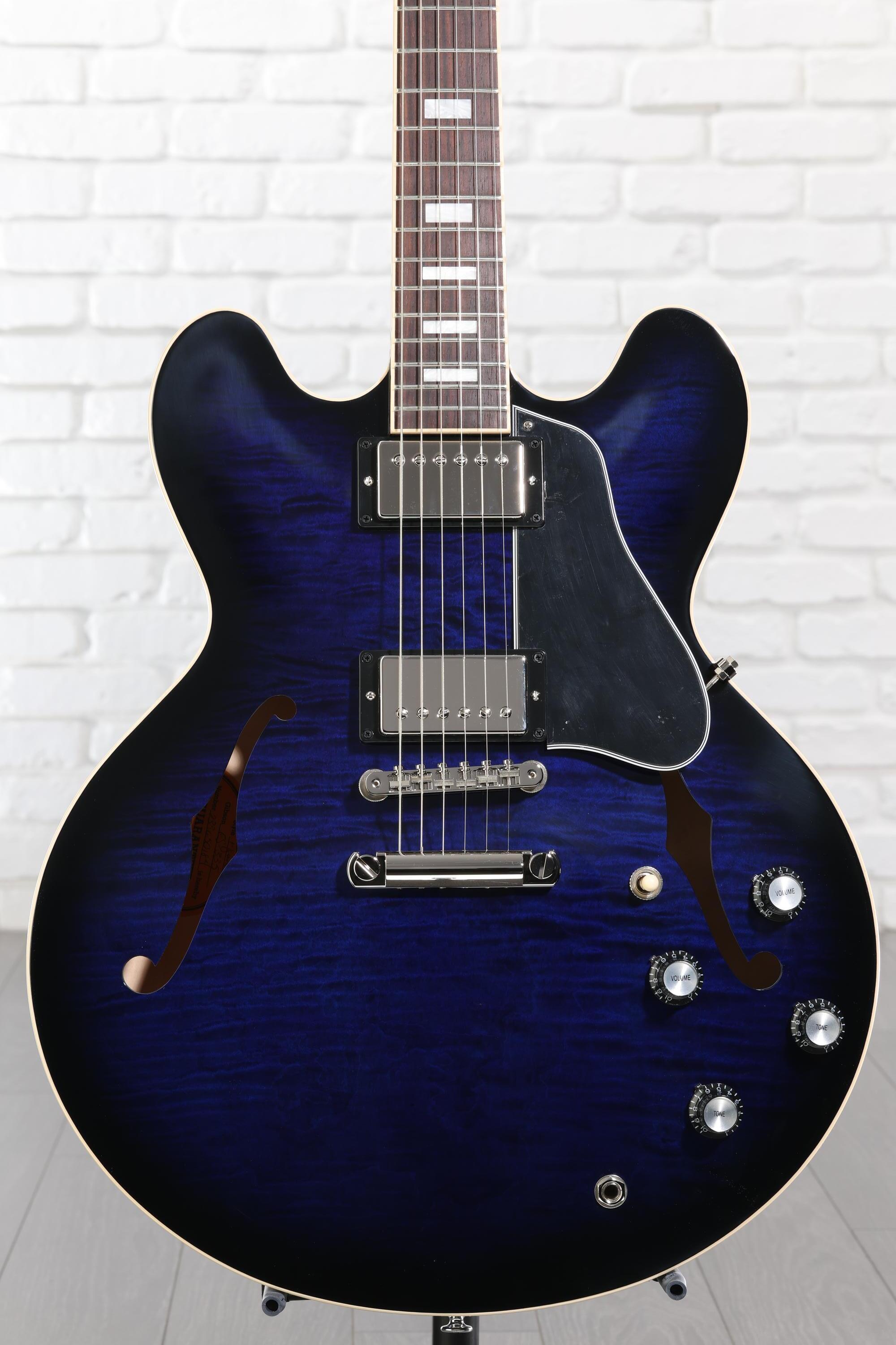Gibson ES-335 Figured Semi-hollowbody Electric Guitar - Deep Ocean