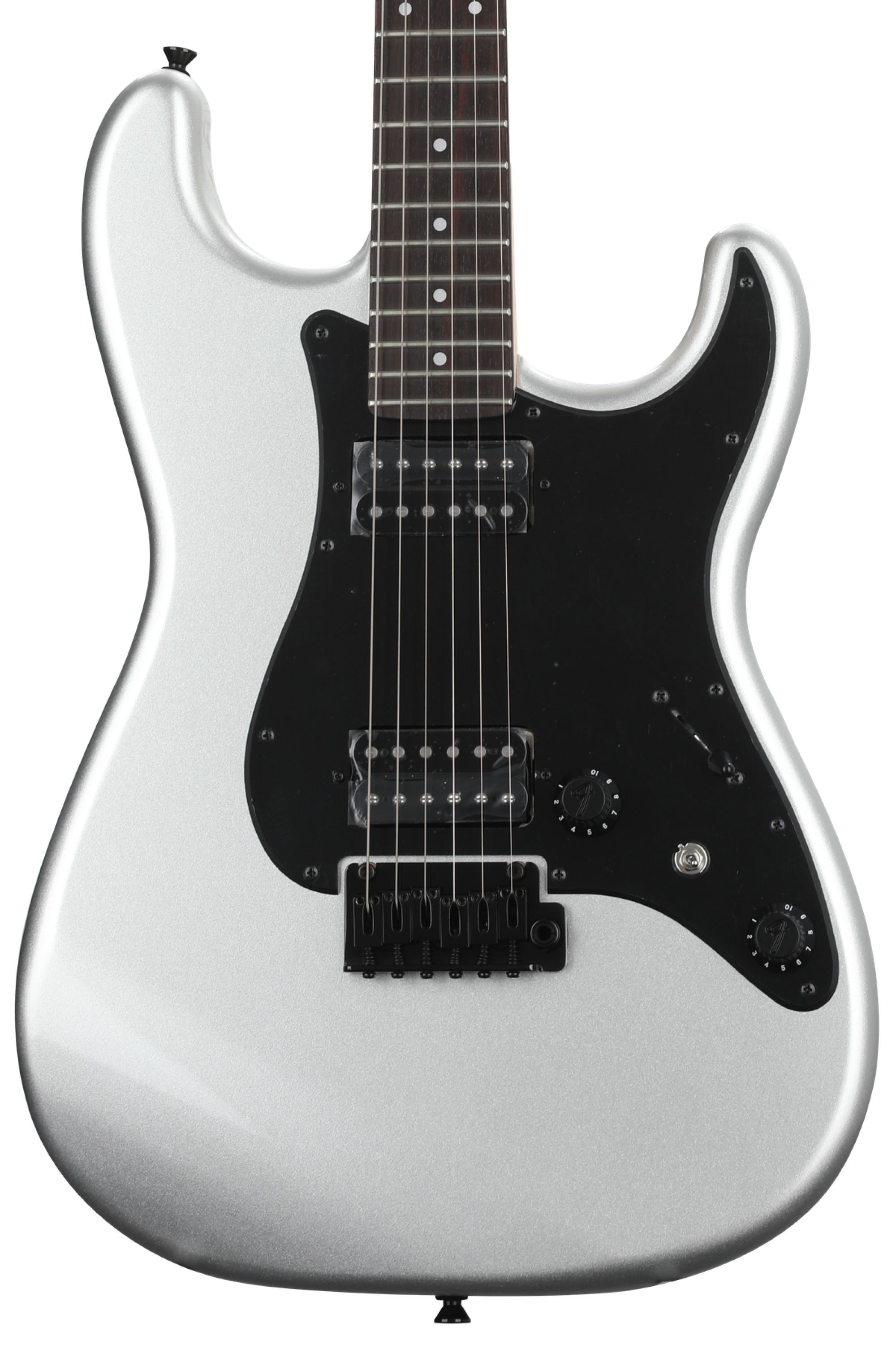 Fender Boxer Series Stratocaster HH - Inca Silver with Fender Boxer Series Stratocaster HH - Inca Silver with
