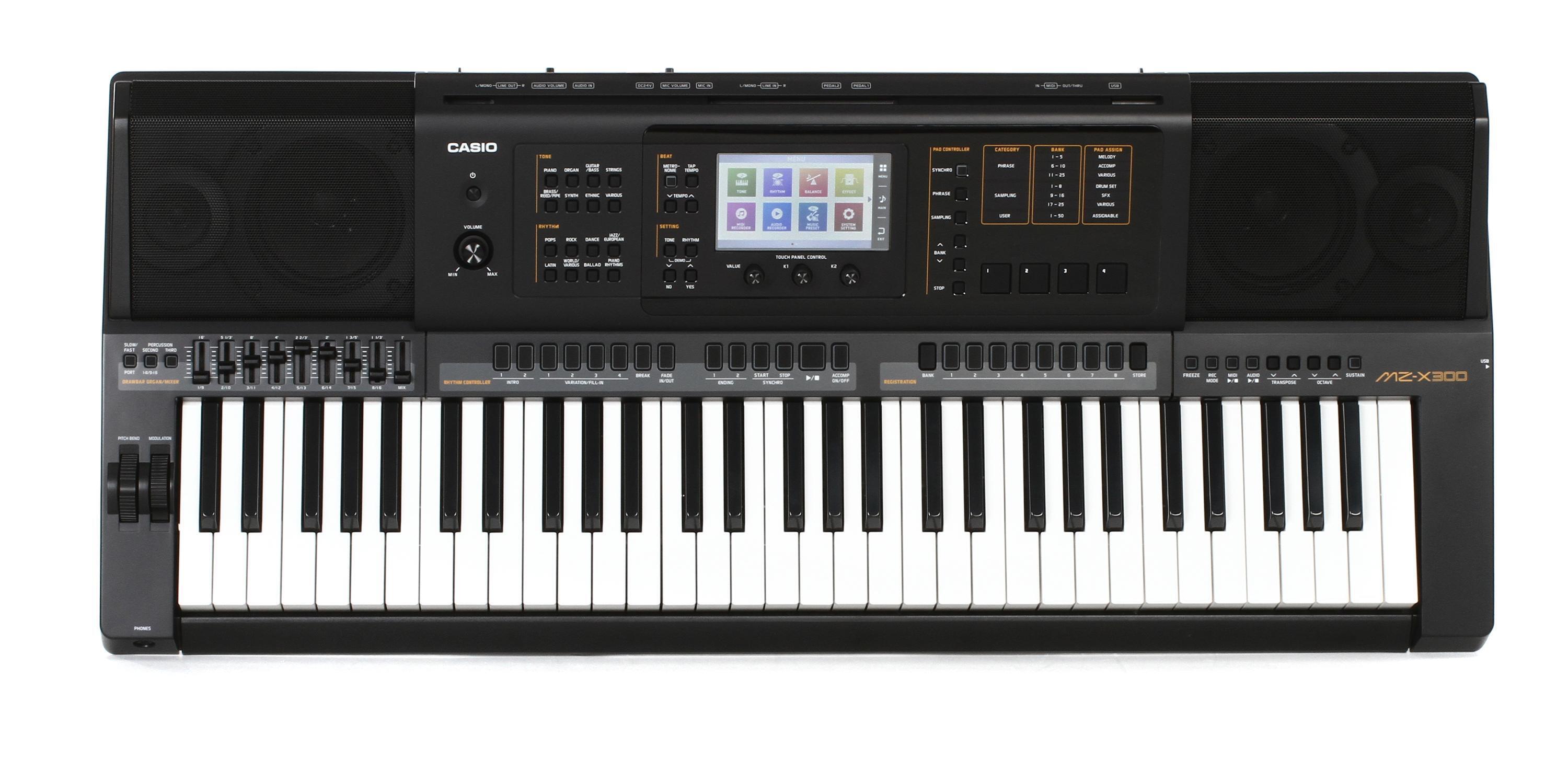 Casio MZ X300 61 key Arranger Sweetwater