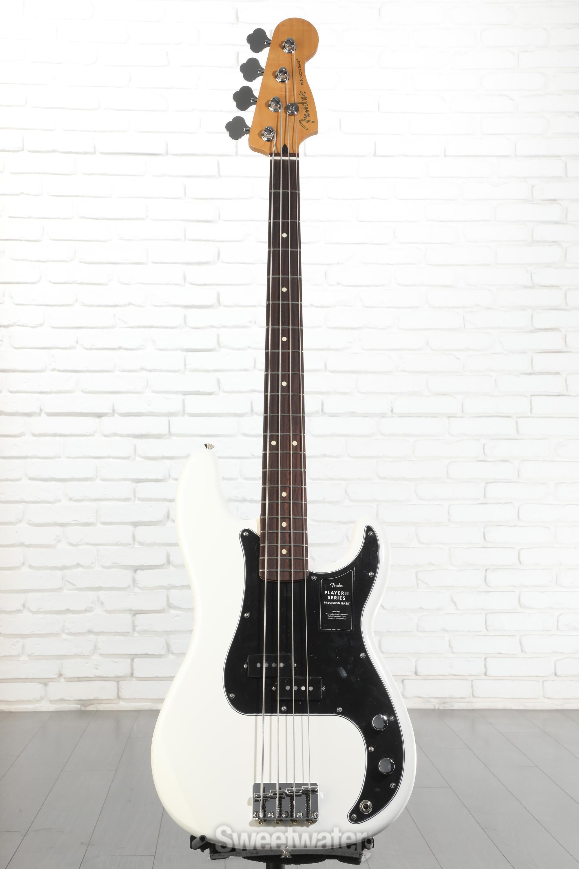 Fender Player II Precision Bass - Polar White | Sweetwater