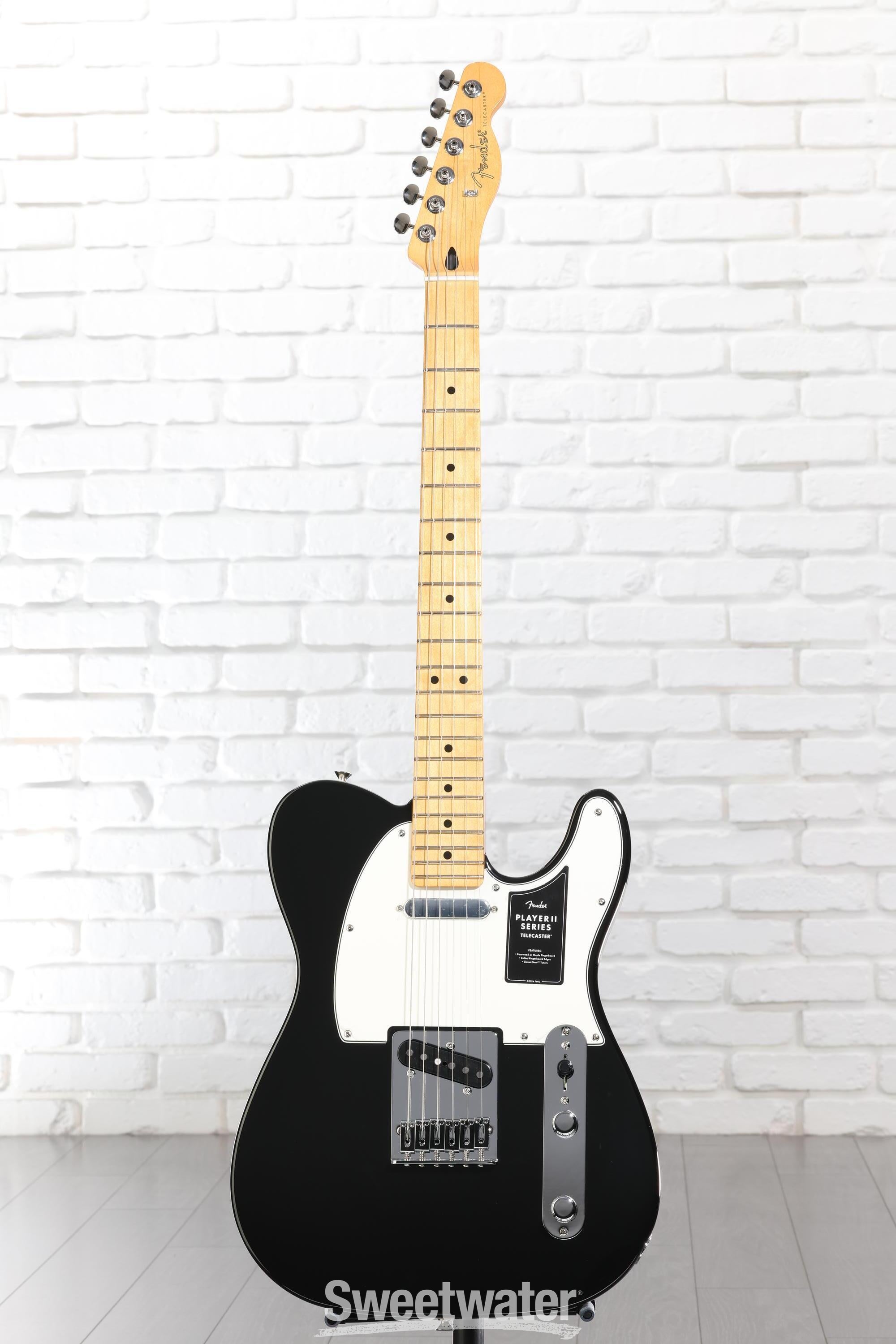 Fender Player II Telecaster Electric Guitar - Black with Maple