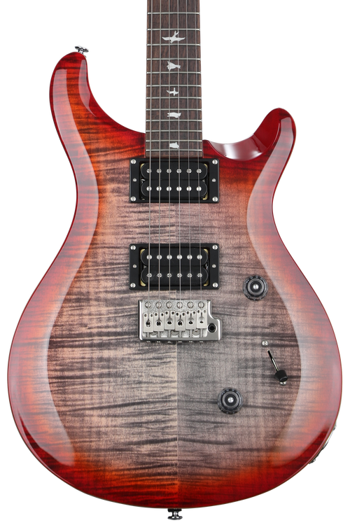 ギター mamePRS SE Custom24 Chacoal Burst PRS SE Custom 24 Electric Guitar Charcoal | Guitar Center