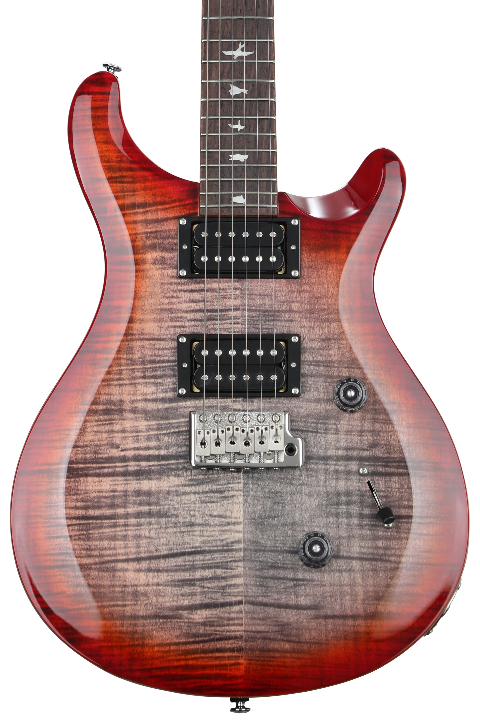 PRS SE Custom 24 Electric Guitar - Charcoal Cherry Burst